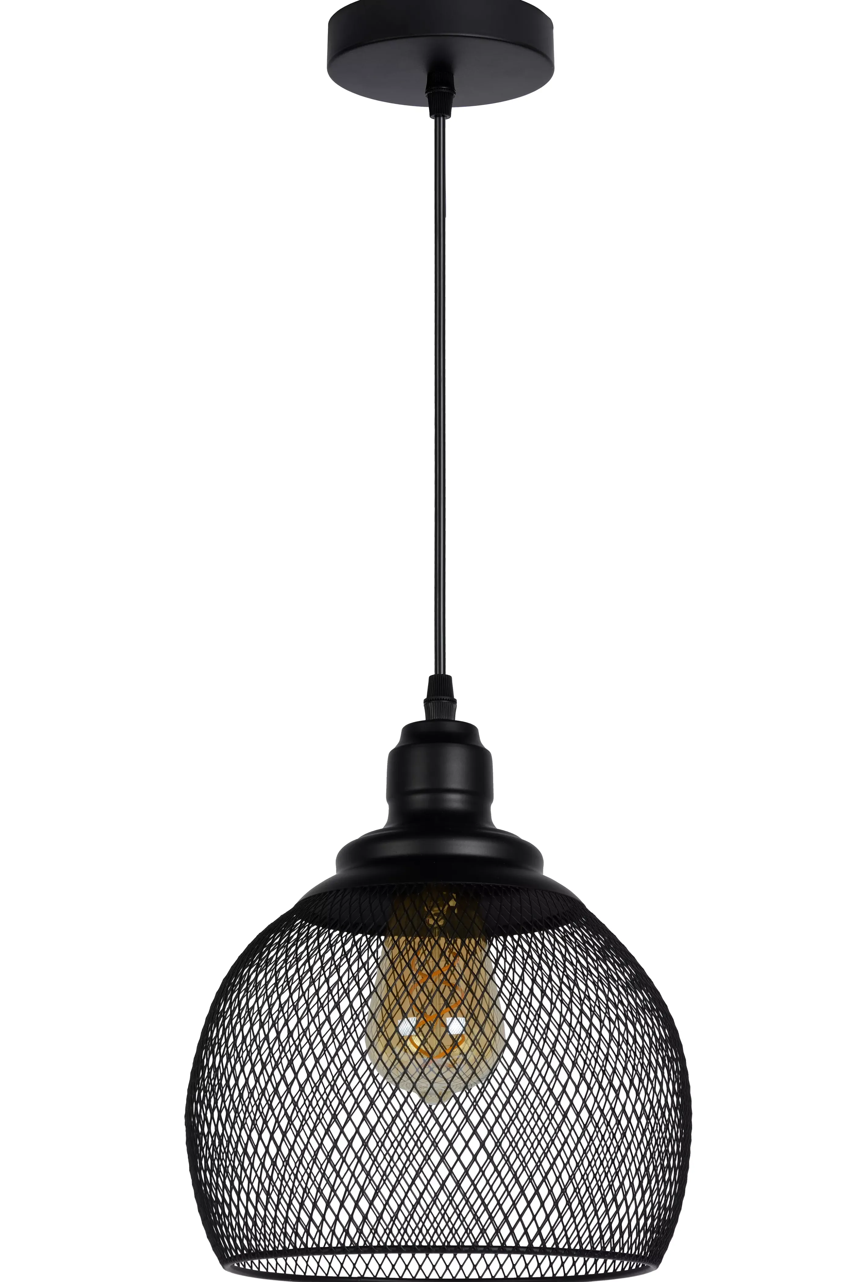 Online MESH - Hanglamp - Ø 22 cm - 1xE27 - Zwart Hanglampen