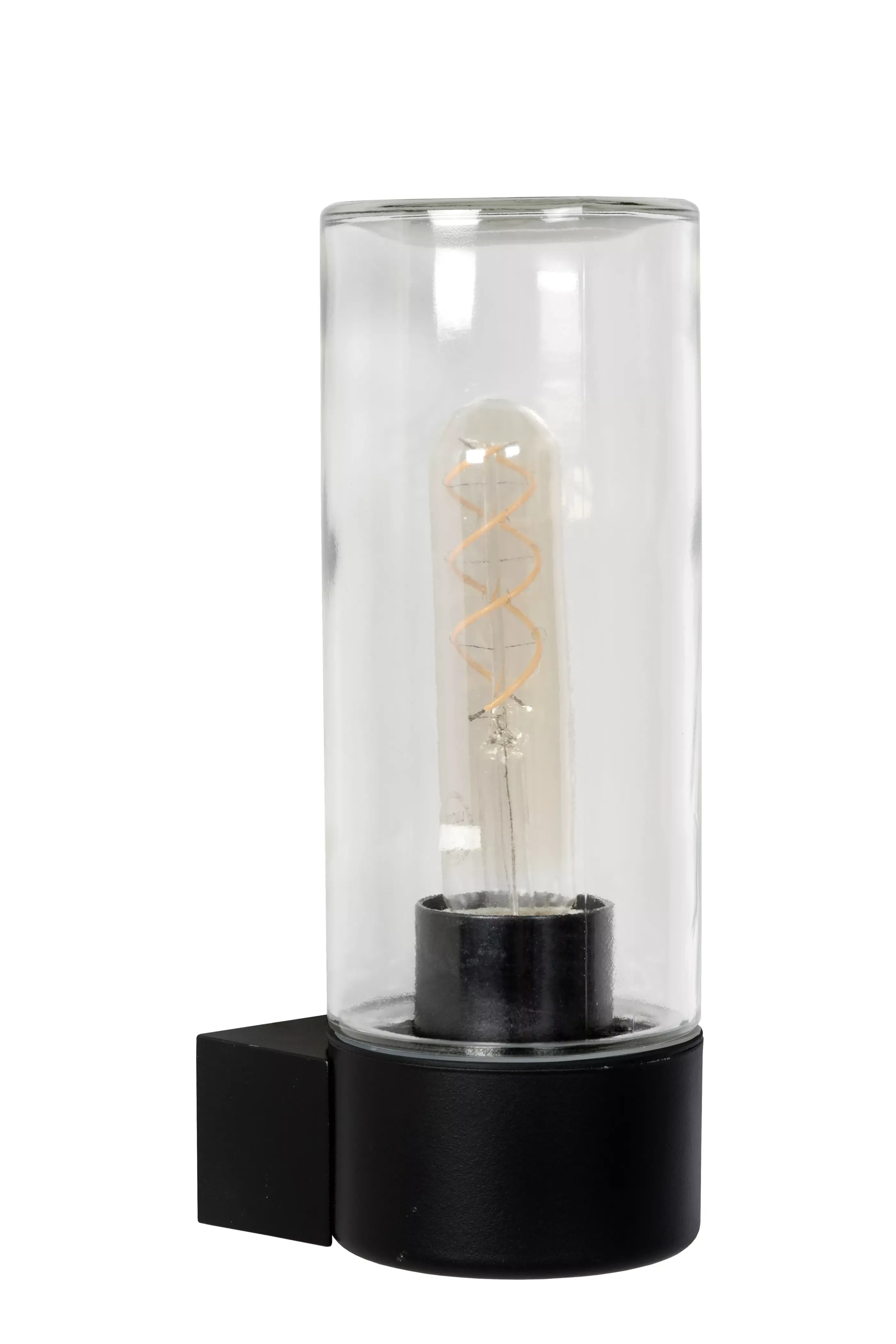 Best MICHA - Wandlamp Binnen/Buiten - 1xE27 - IP44 - Zwart Wandverlichting Buiten
