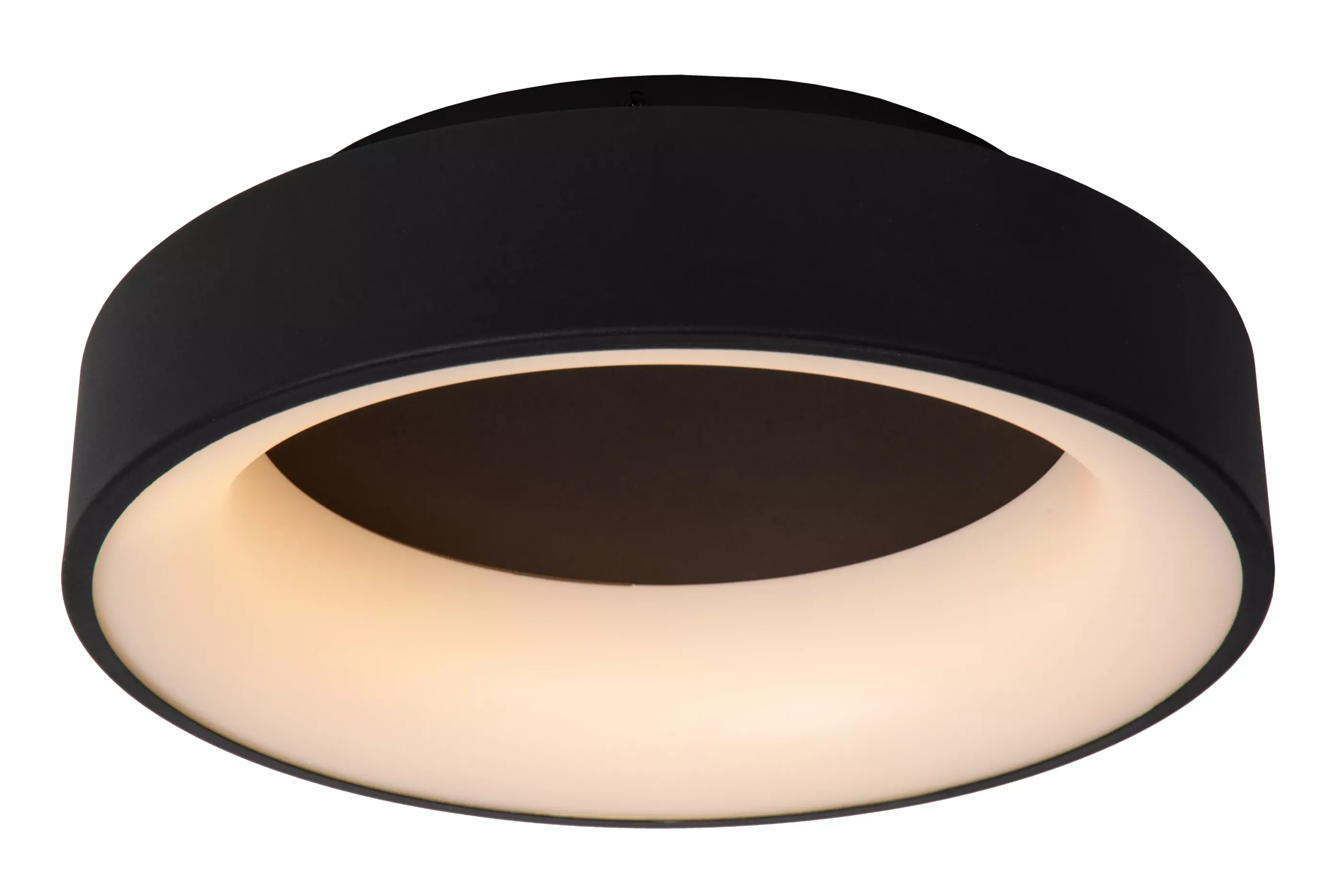 Sale MIRAGE - Plafonnière - Ø 38 cm - LED Dimb. - 1x22W 2700K - Zwart Plafondlampen