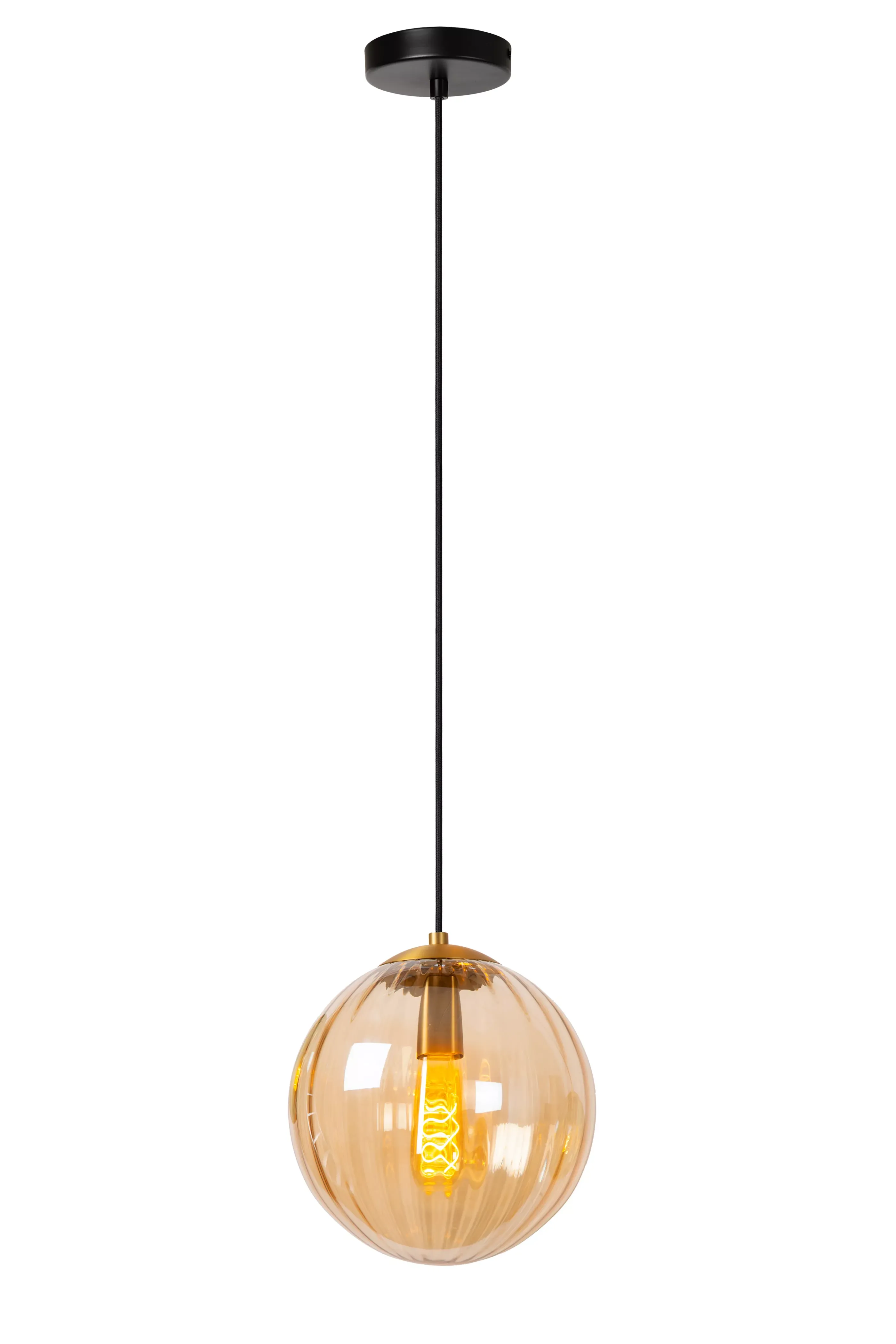 Clearance MONSARAZ - Hanglamp - Ø 25 cm - 1xE27 - Amber Hanglampen