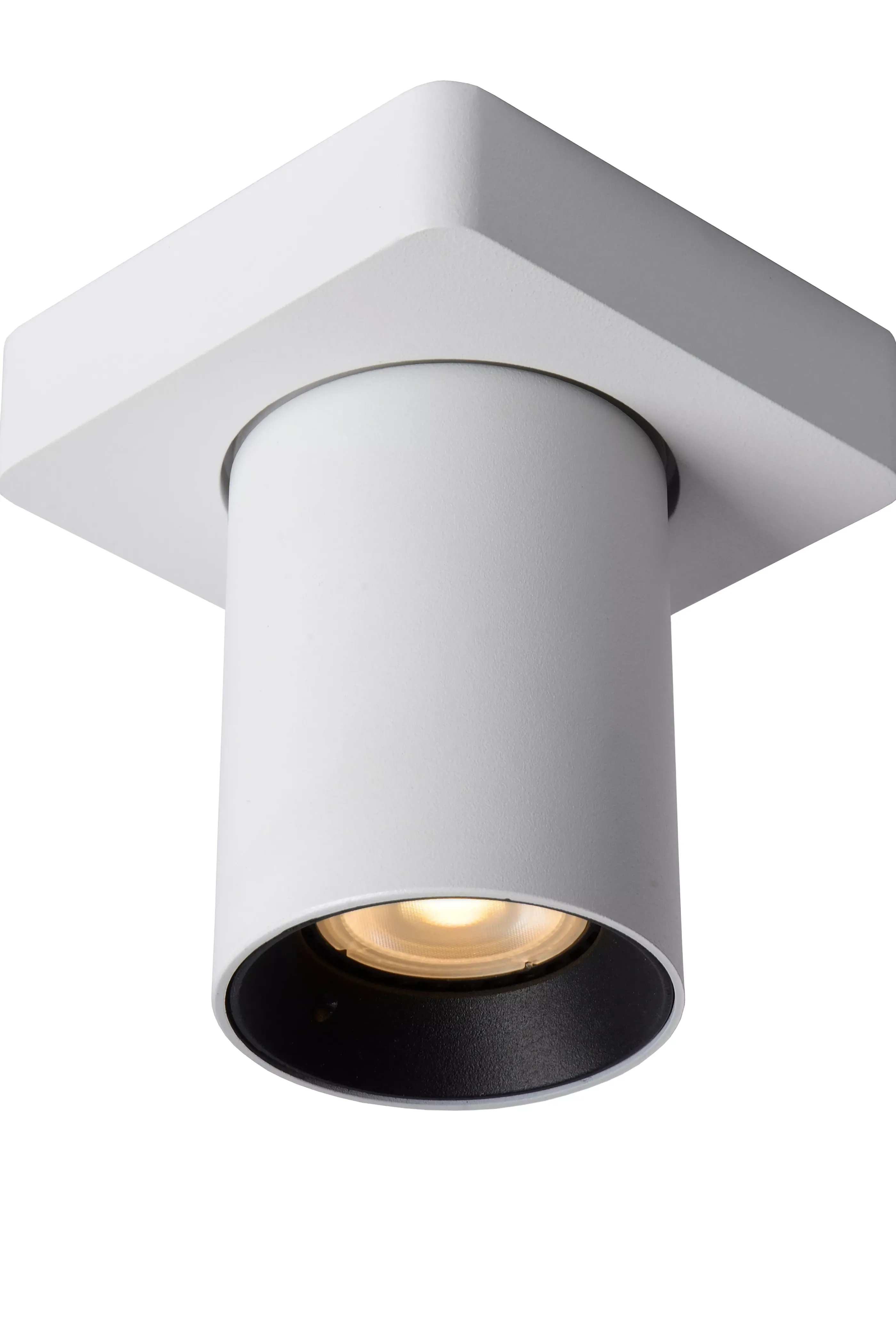 Flash Sale NIGEL - Plafondspot - LED Dim to warm - GU10 - 1x5W 2200K/3000K - Wit Plafondlampen