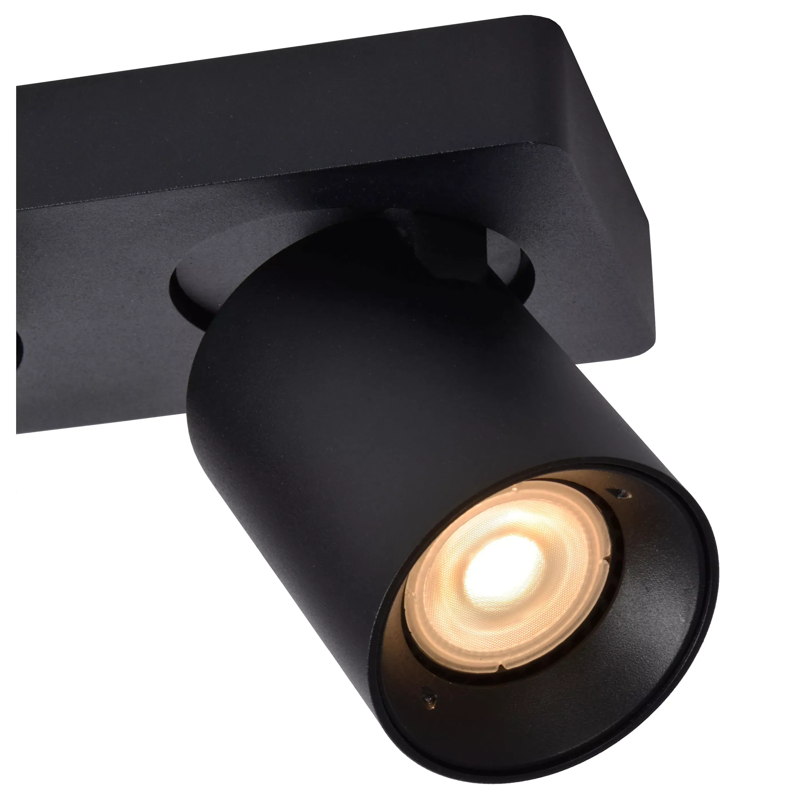 Flash Sale NIGEL - Plafondspot - LED Dim to warm - GU10 - 3x5W 2200K/3000K - Zwart Plafondlampen