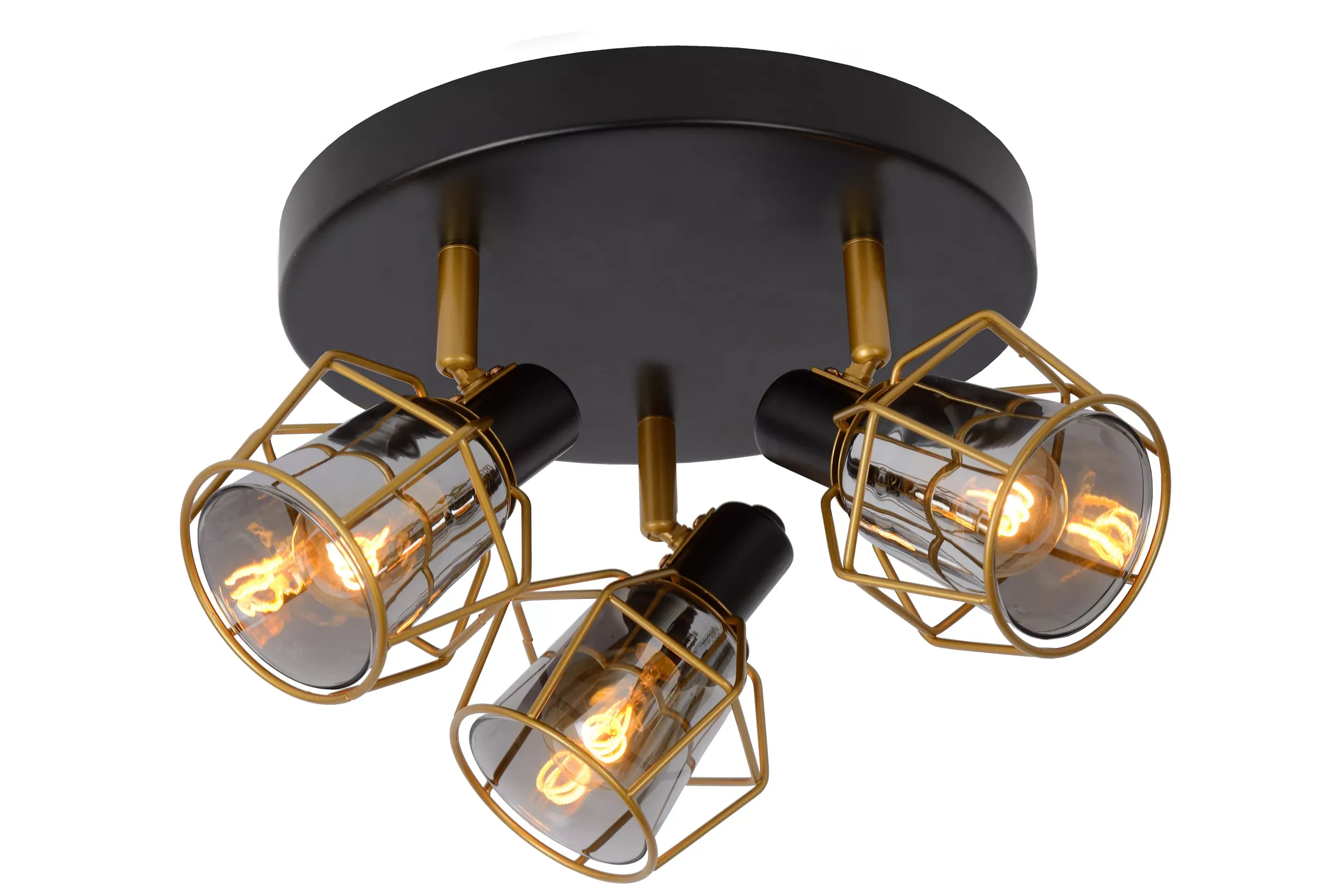Shop NILA - Plafondspot - Ø 36 cm - 3xE14 - Zwart Plafondlampen