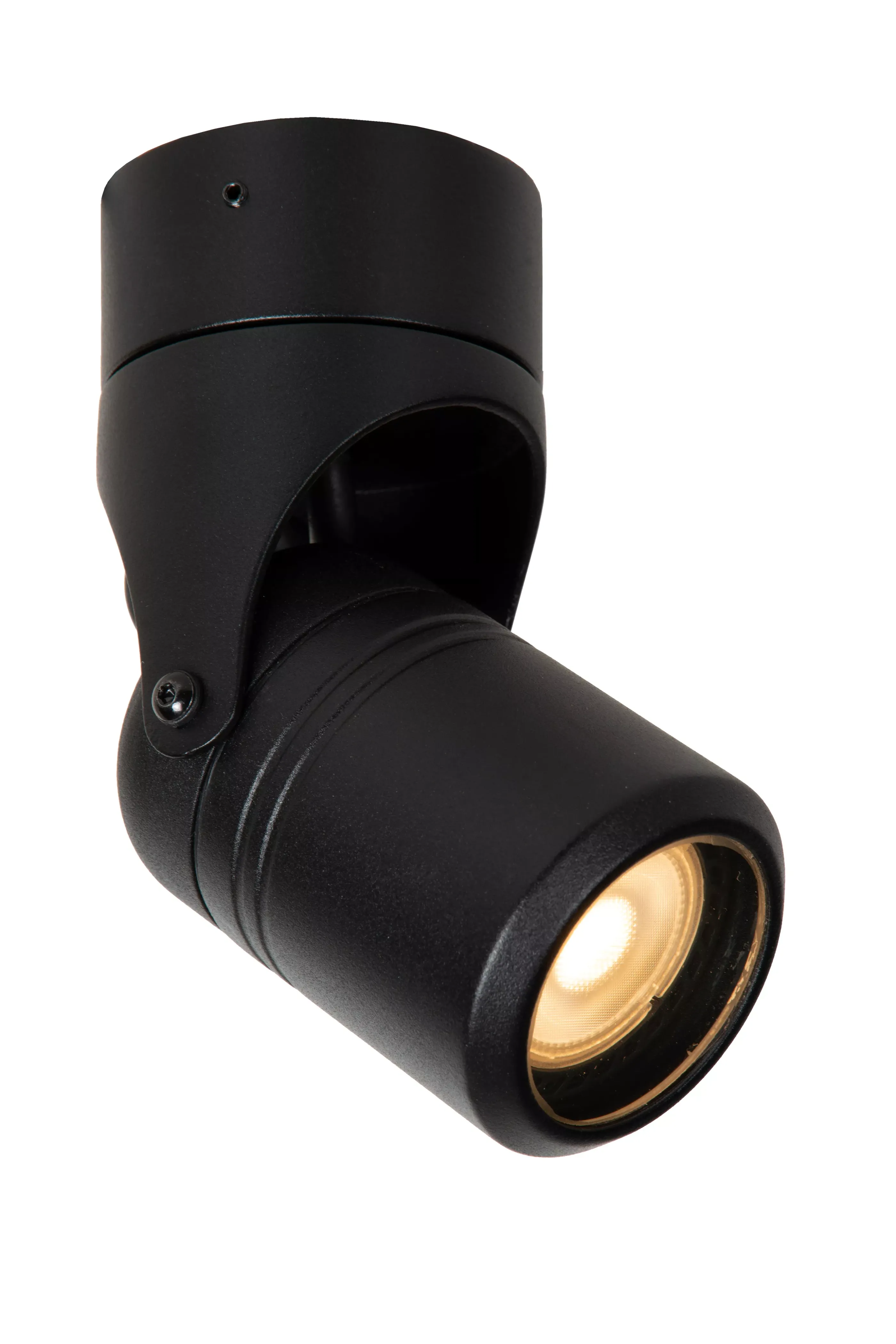 Cheap NIORT - Wandspot / Wandlamp Binnen/Buiten - 1xGU10 - IP44 - Zwart Wandverlichting Buiten