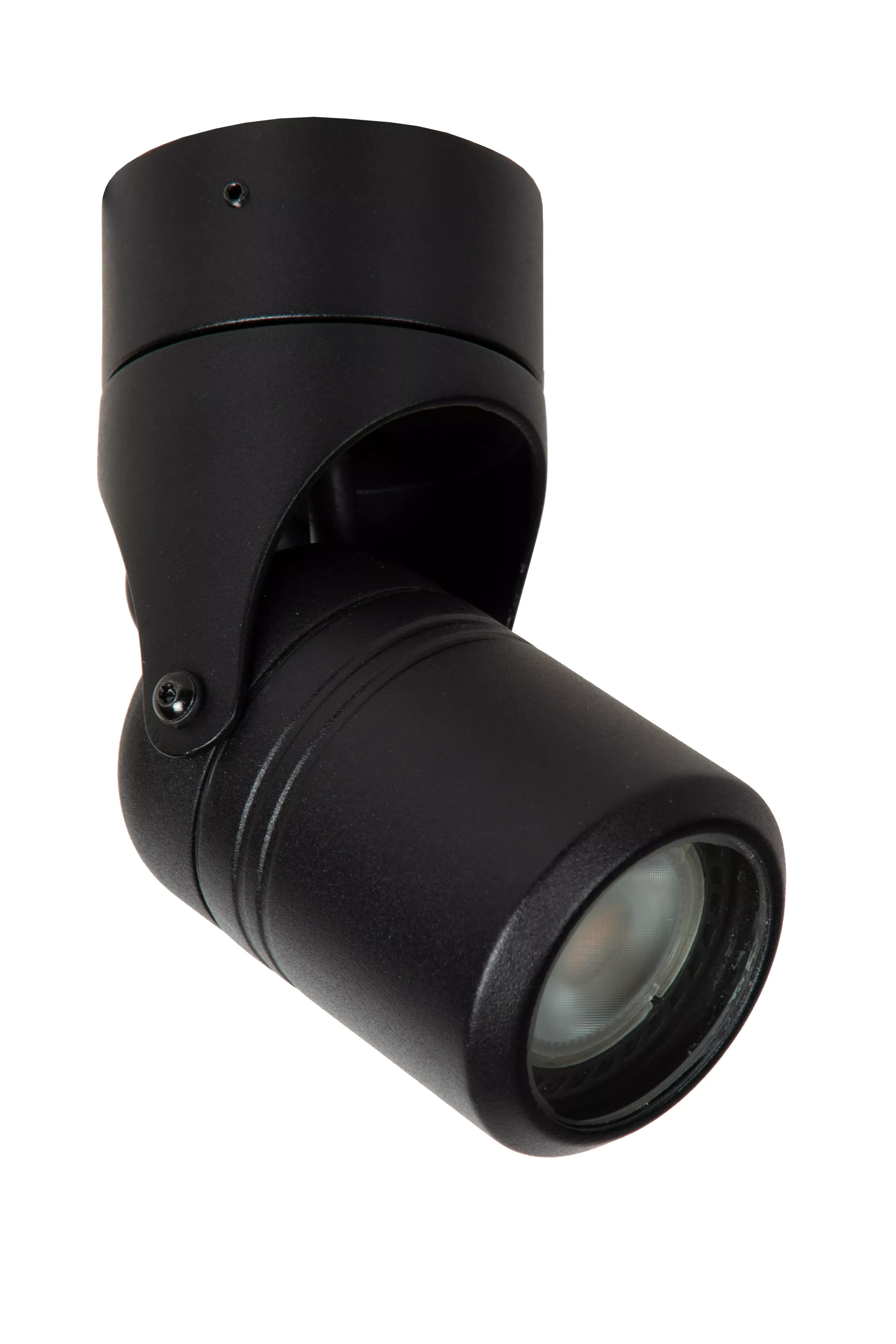 Cheap NIORT - Wandspot / Wandlamp Binnen/Buiten - 1xGU10 - IP44 - Zwart Wandverlichting Buiten
