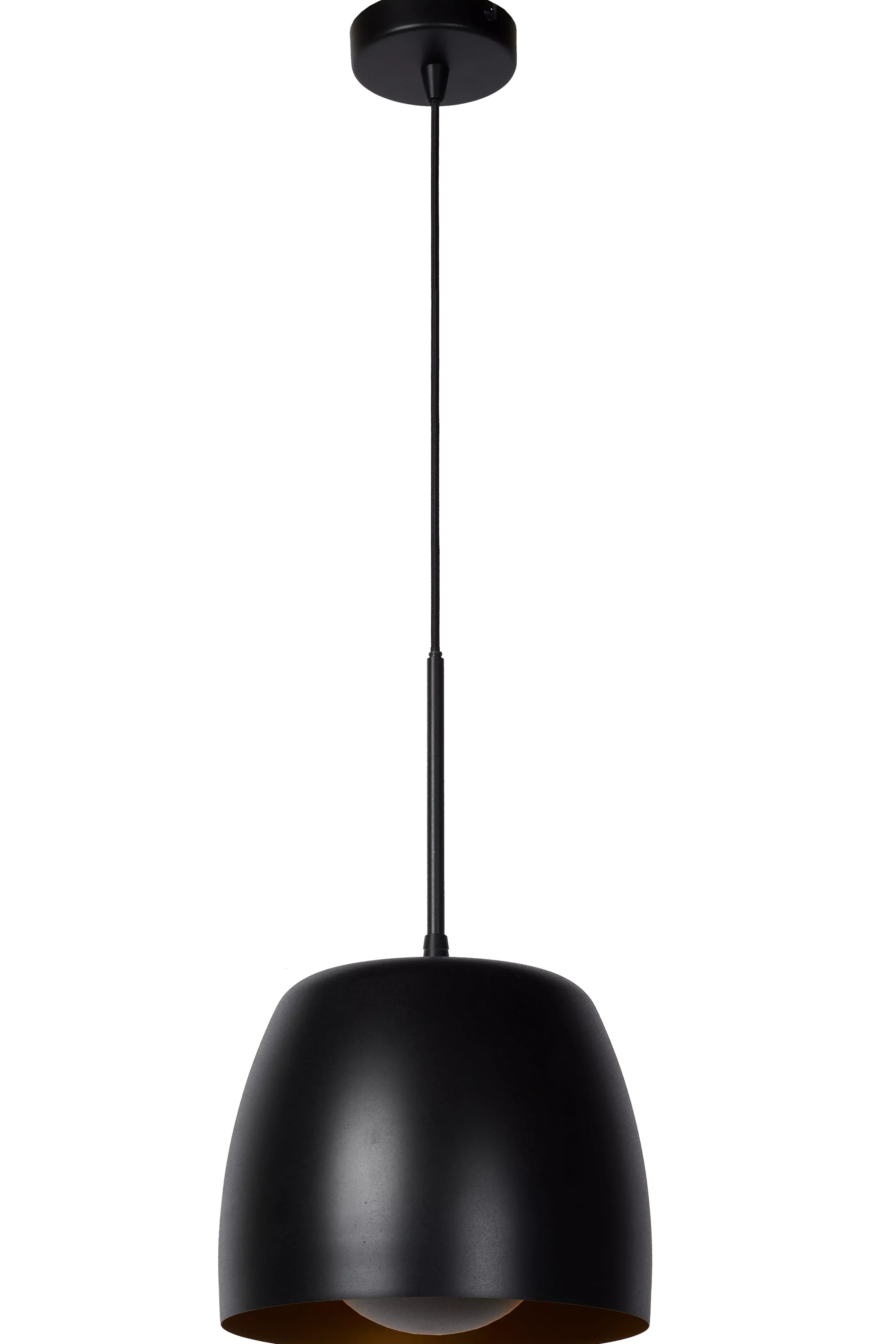 Best NOLAN - Hanglamp - Ø 24 cm - 1xE27 - Zwart Hanglampen