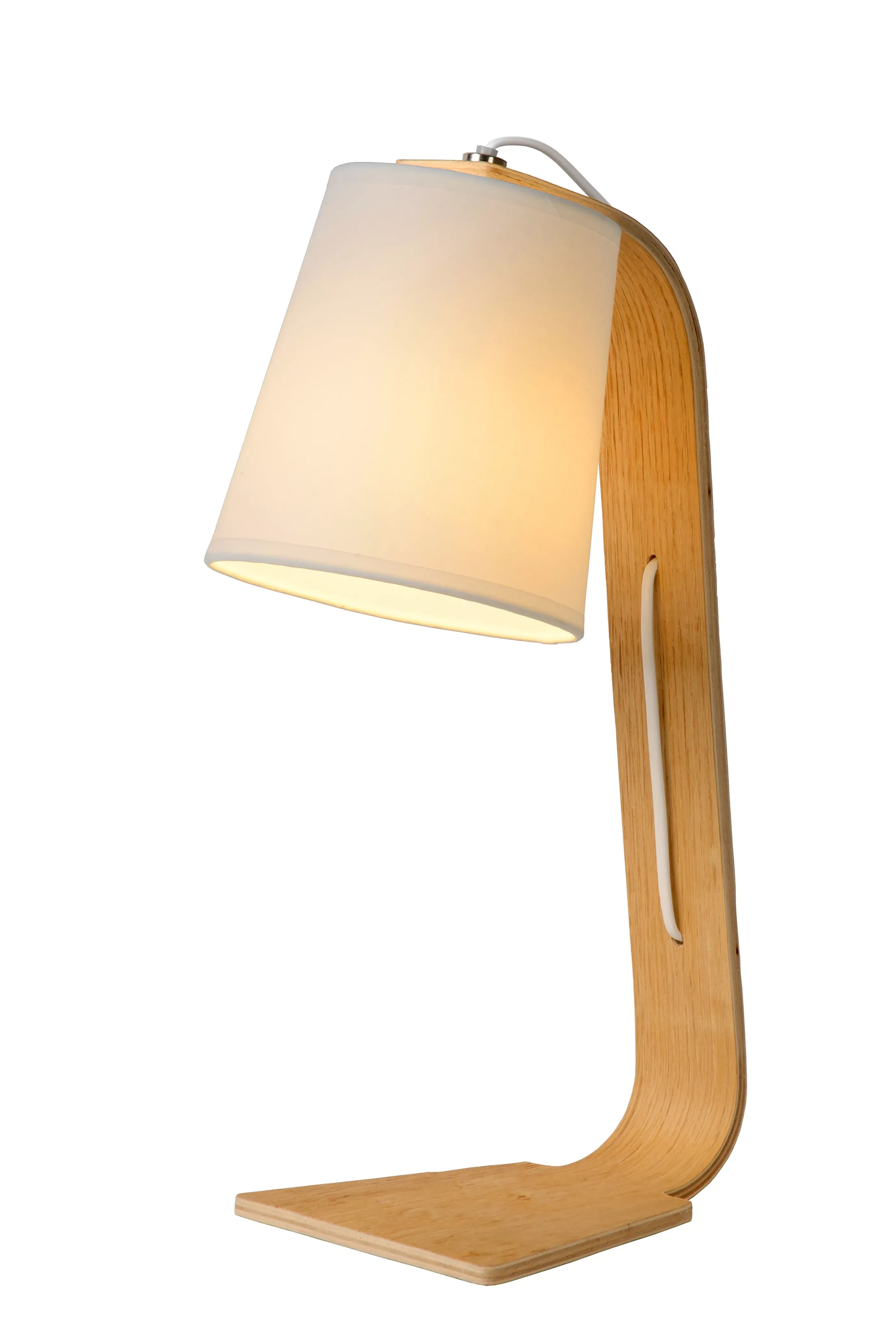 Outlet NORDIC - Tafellamp - 1xE14 - Wit Tafellampen