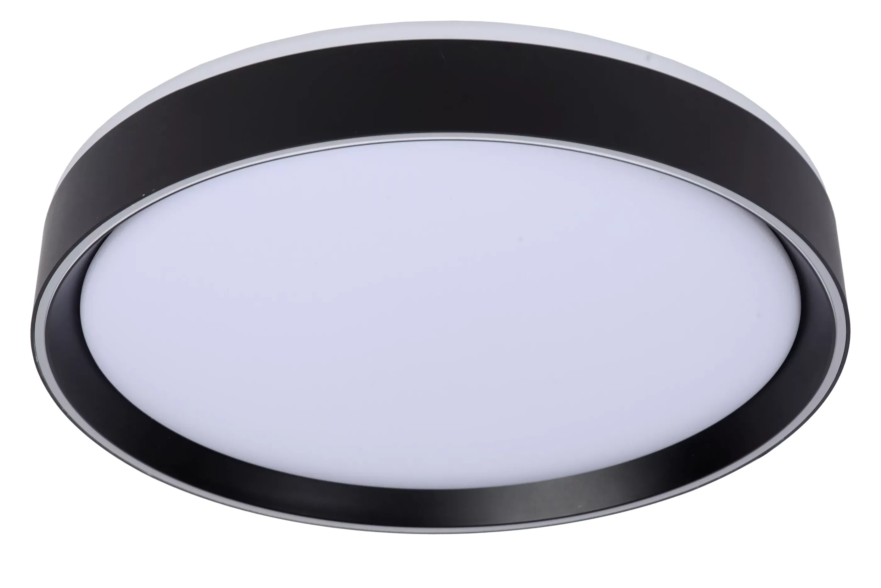 New NURIA - Plafonnière - Ø 40 cm - LED 3 StepDim - 1x24W 2700K - Zwart Plafondlampen
