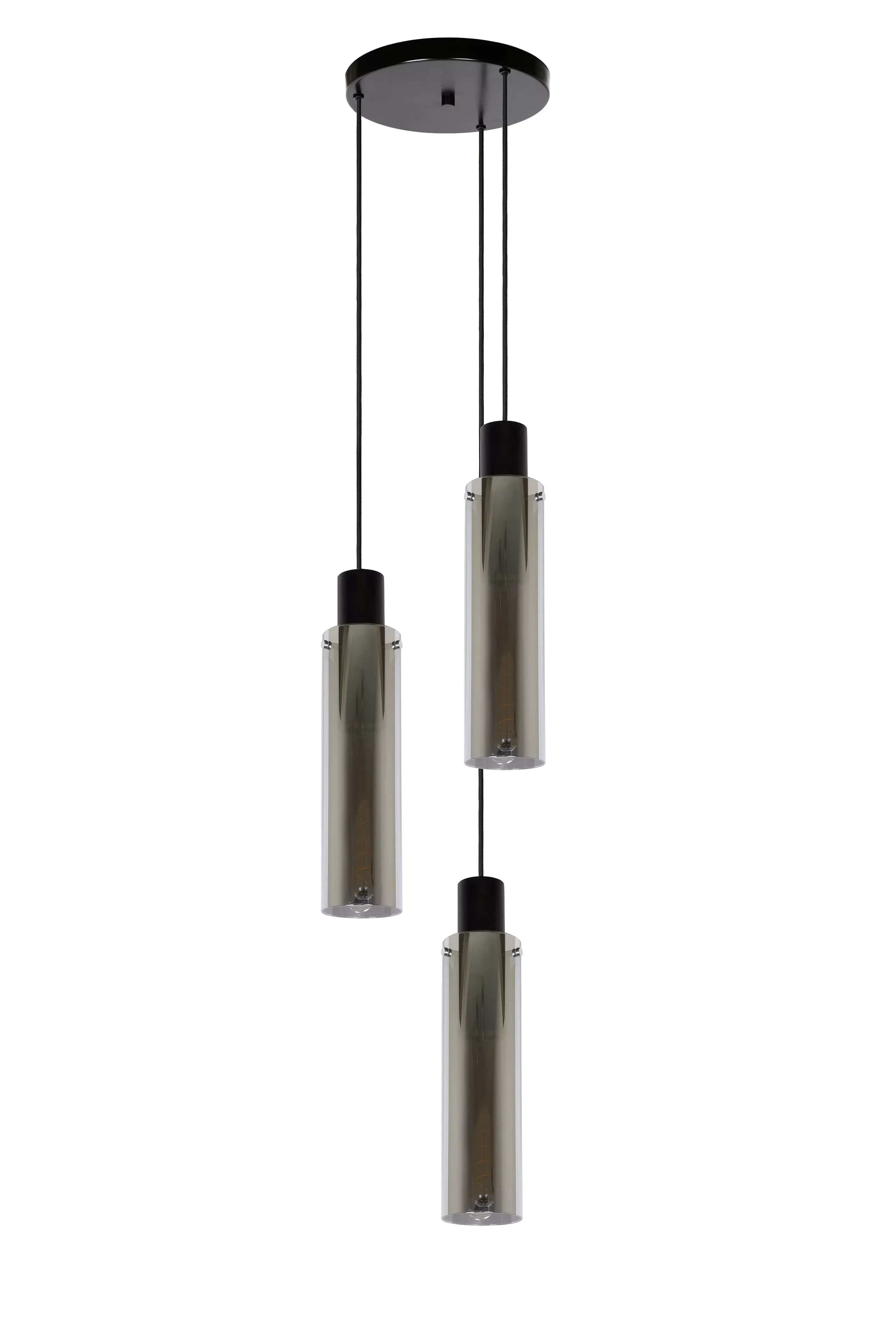 Online ORLANDO - Hanglamp - Ø 32 cm - 3xE27 - Fumé Hanglampen