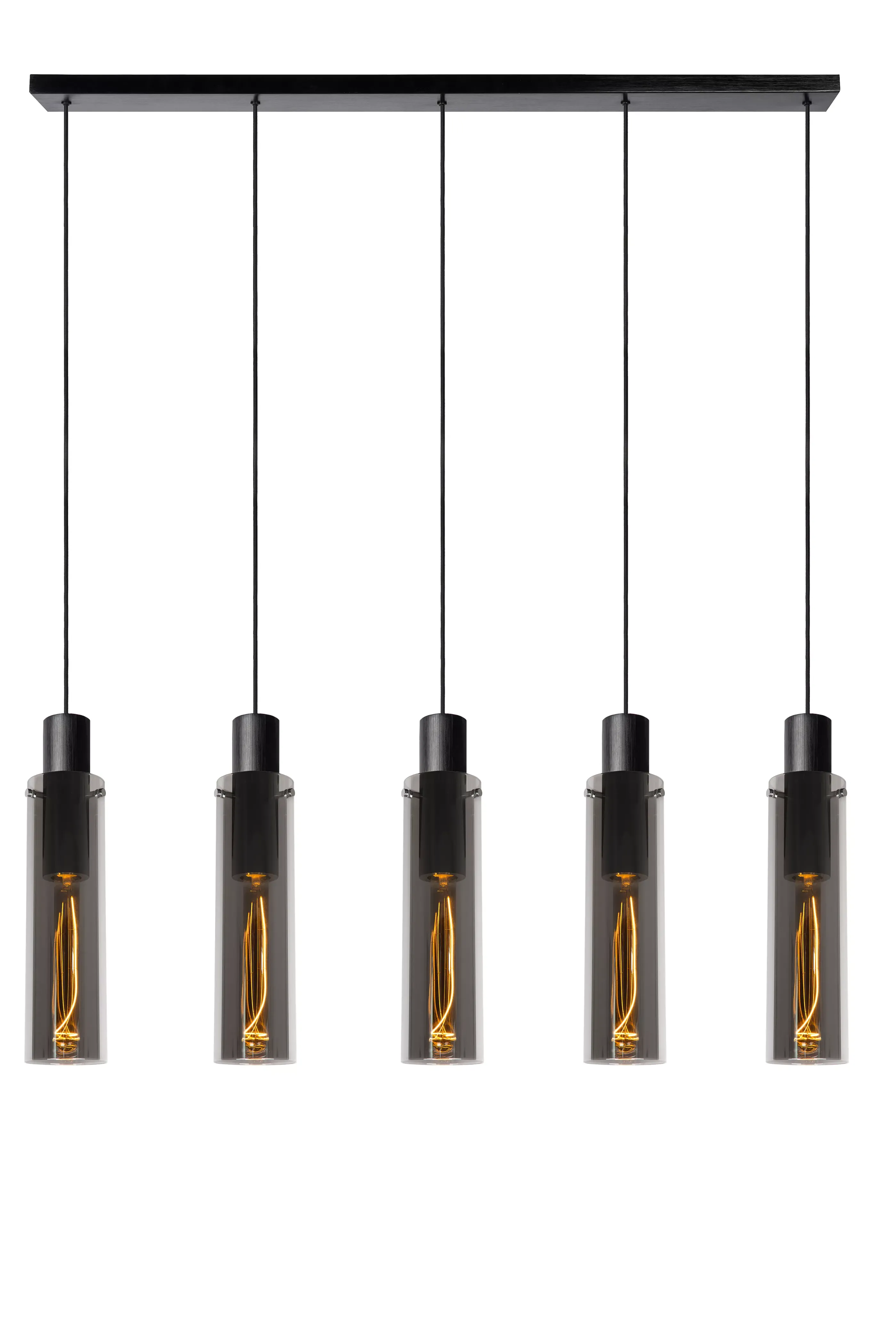 Outlet ORLANDO - Hanglamp - 5xE27 - Fumé Hanglampen