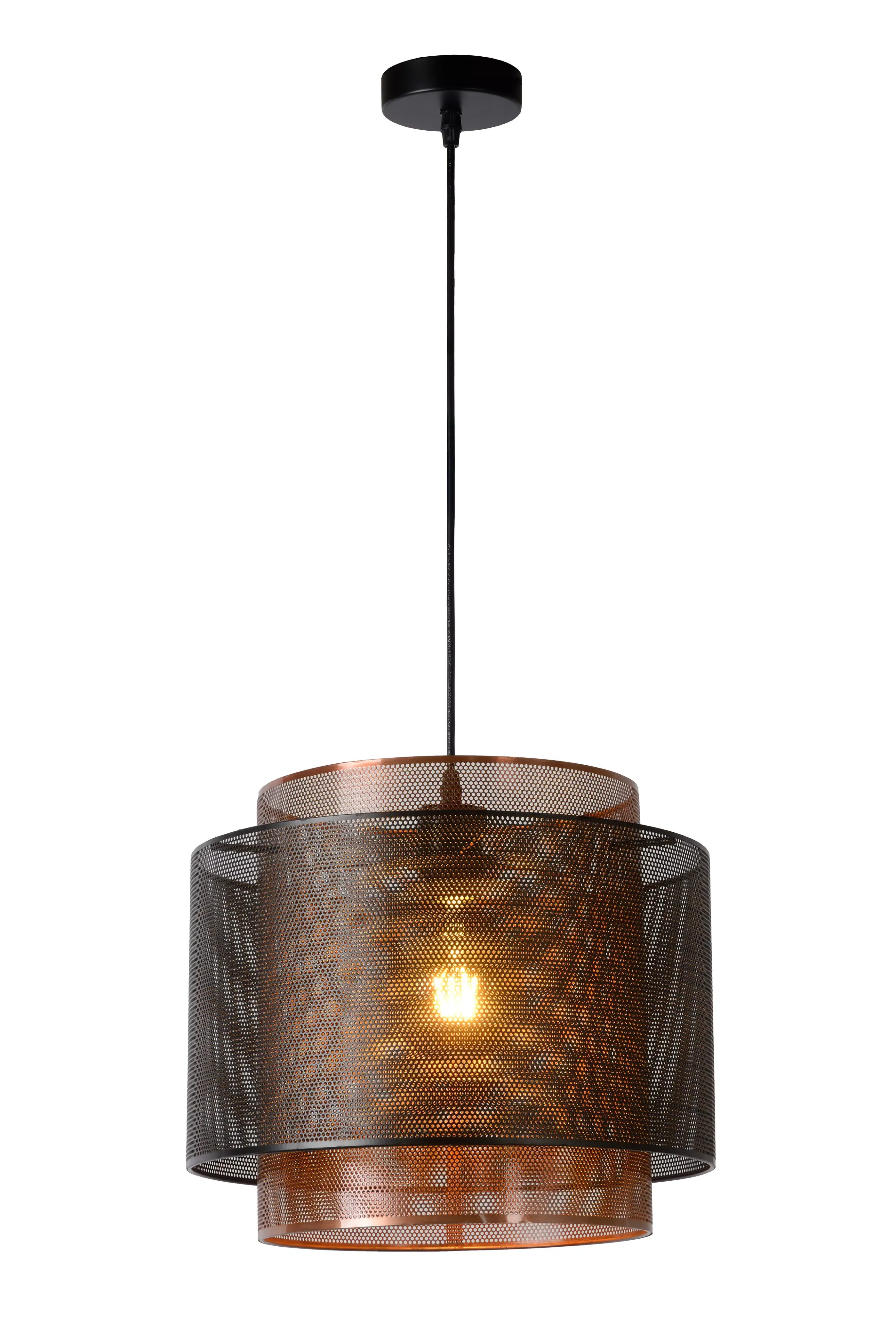Cheap ORRIN - Hanglamp - Ø 34 cm - 1xE27 - Zwart Hanglampen