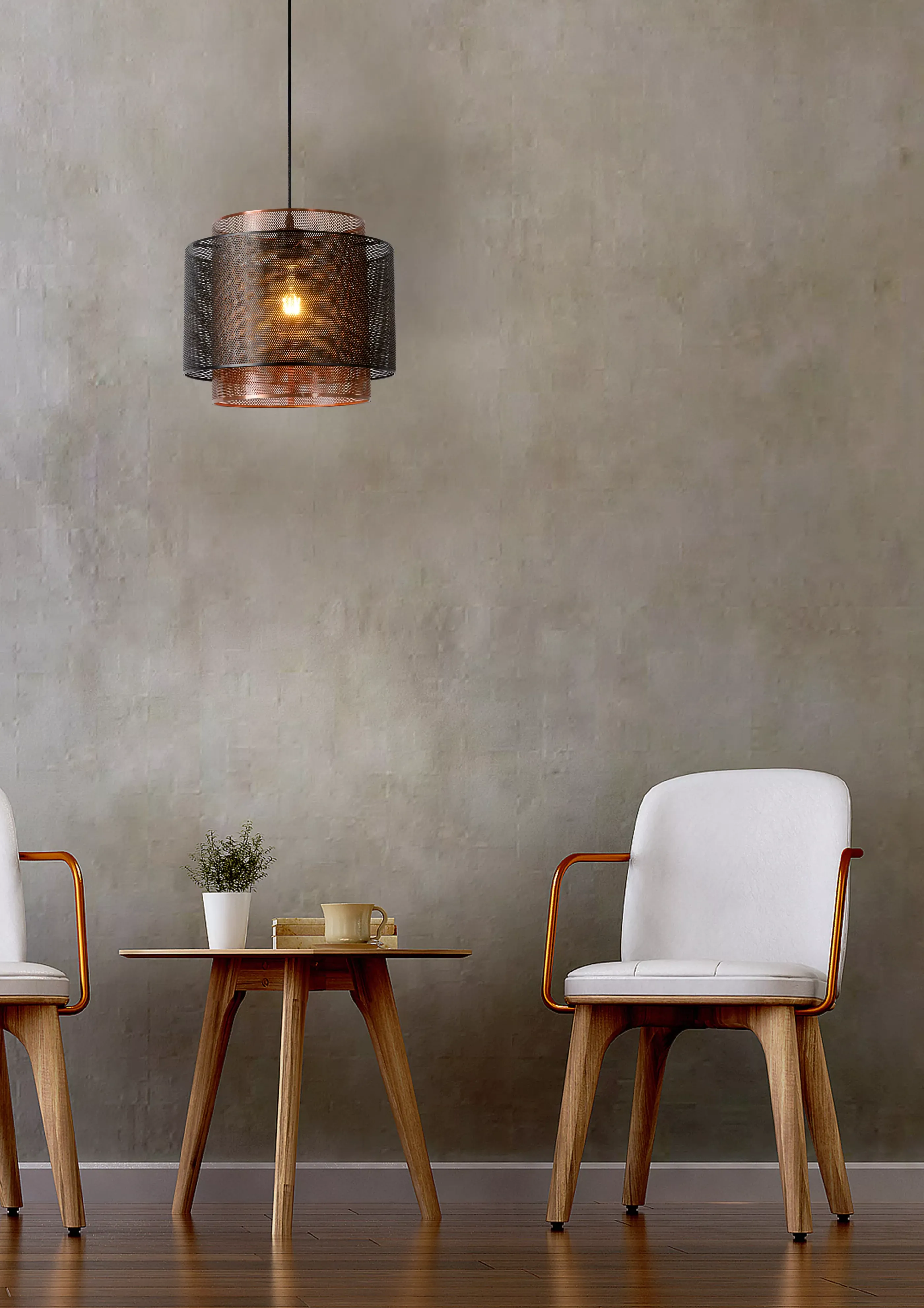 Cheap ORRIN - Hanglamp - Ø 34 cm - 1xE27 - Zwart Hanglampen