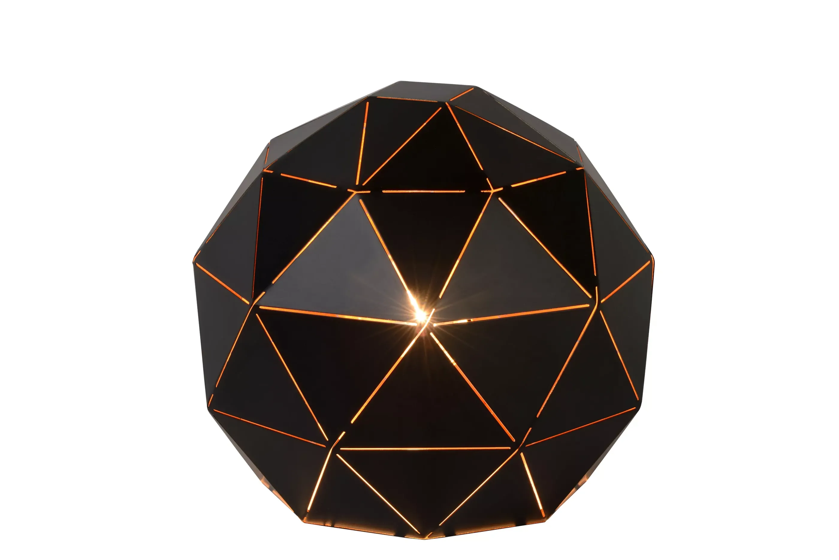New OTONA - Tafellamp - Ø 25 cm - 1xE27 - Zwart Tafellampen