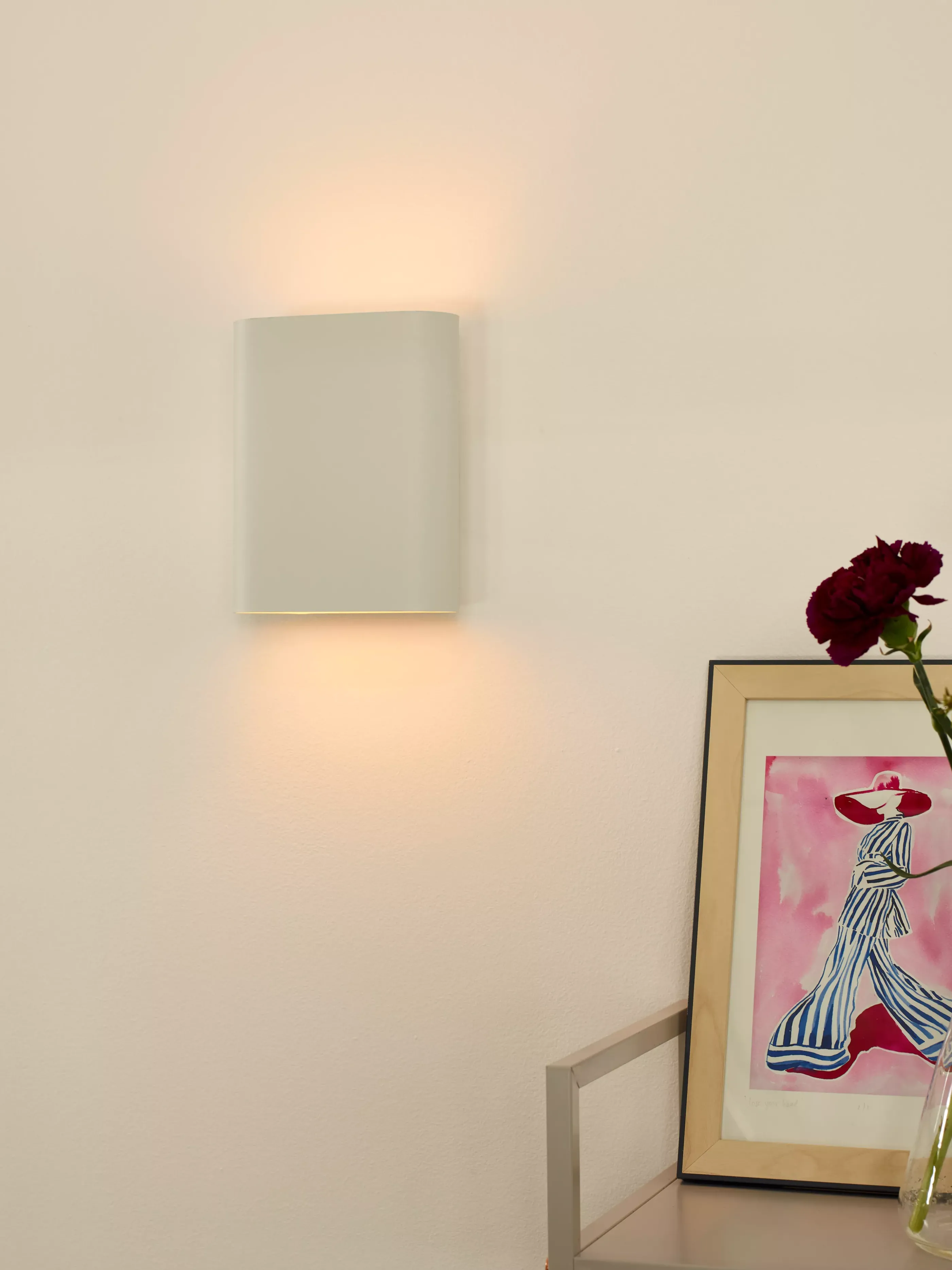 Store OVALIS - Wandlamp - 2xE14 - Wit Wandverlichting
