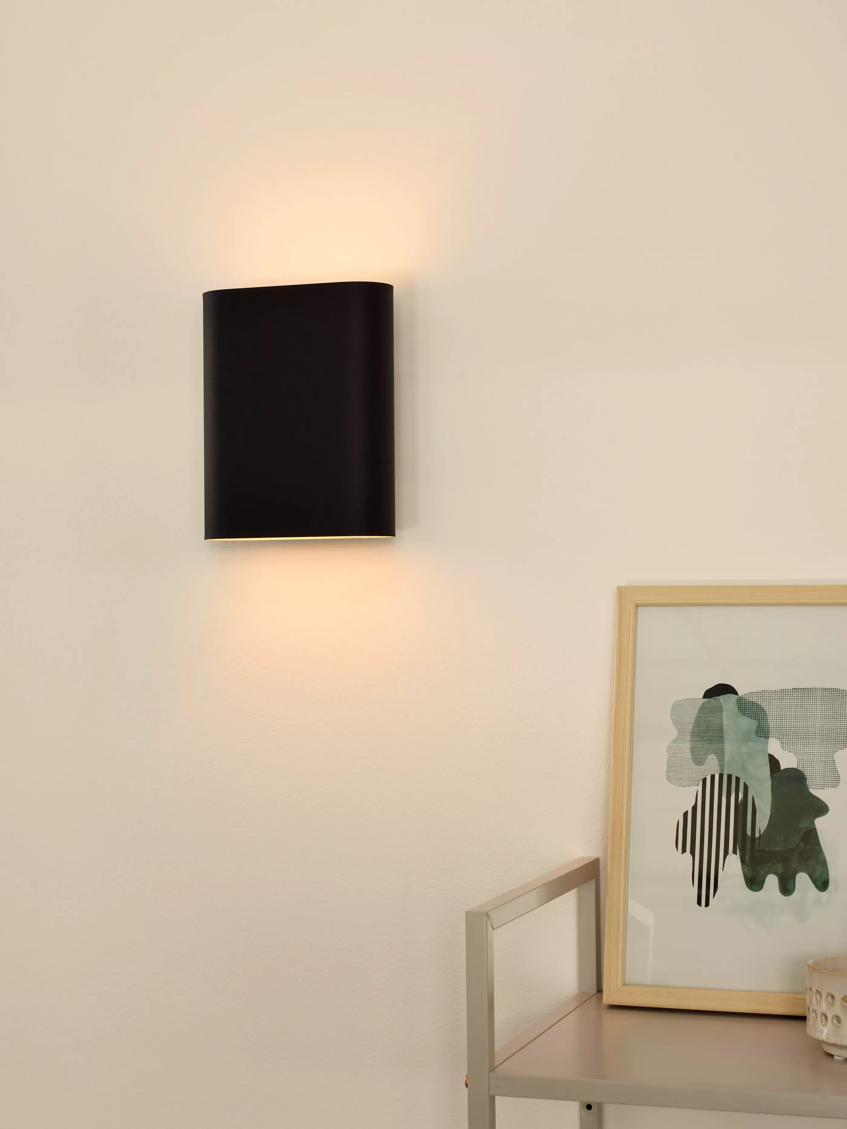 Sale OVALIS - Wandlamp - 2xE14 - Zwart Wandverlichting