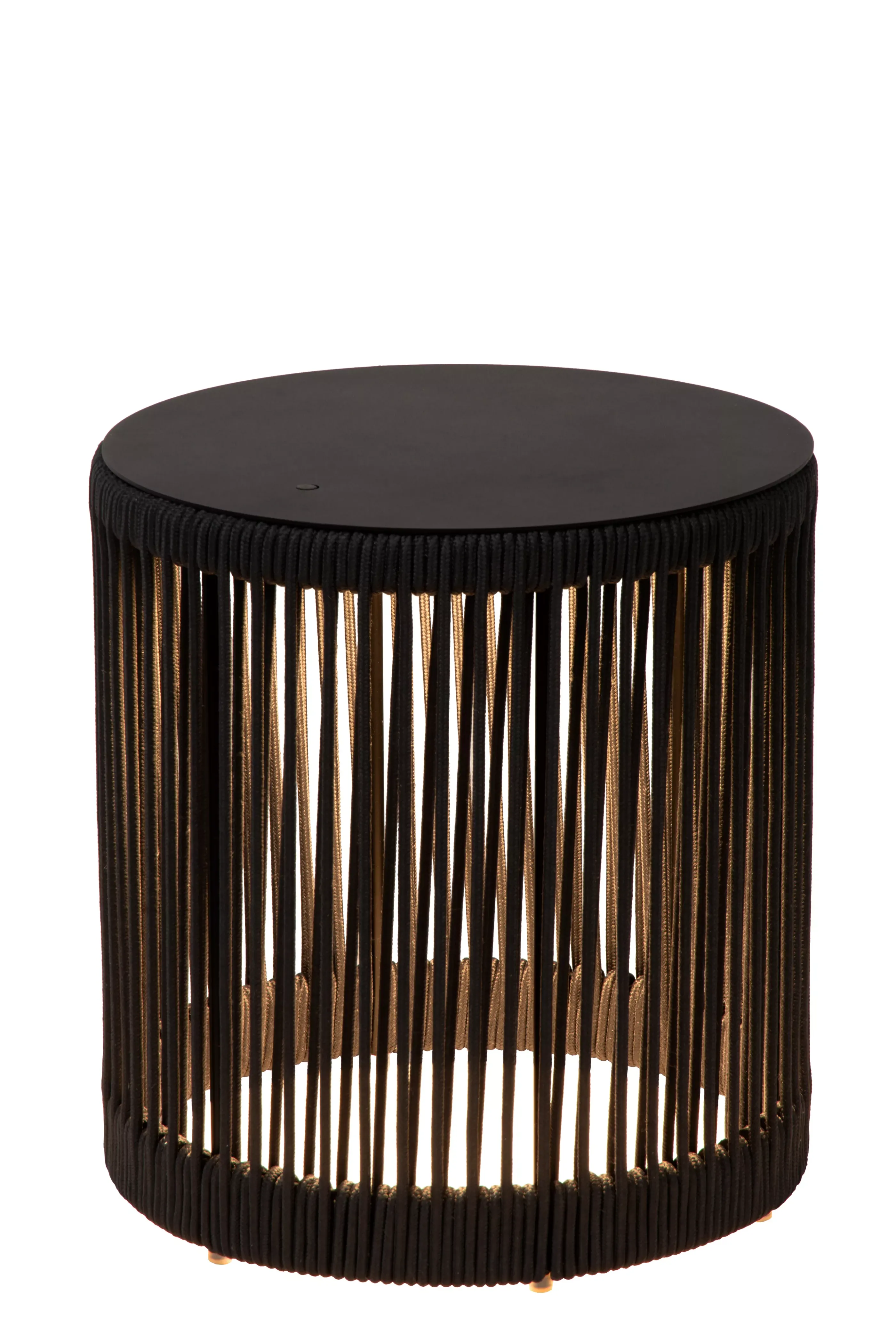 Hot PINGI - Oplaadbare Vloerlamp Binnen/Buiten - Accu/Batterij - Ø 33,5 cm - LED 3 StepDim - 1x3W 3000K - IP44 - Zwart Staande Lampen Buiten