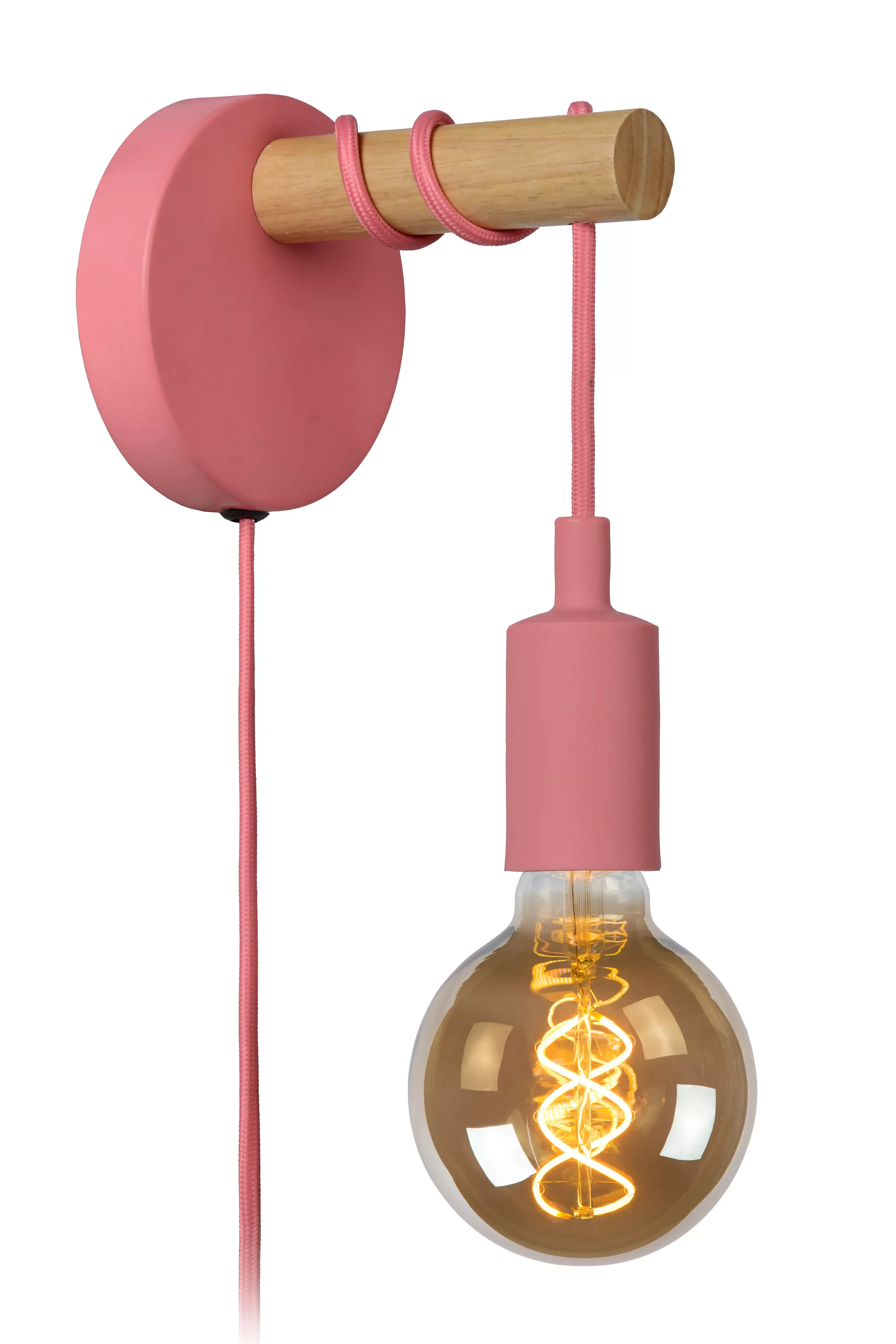 Cheap POLA - Wandlamp Kinderkamer - Ø 12 cm - 1xE27 - Roze Wandverlichting