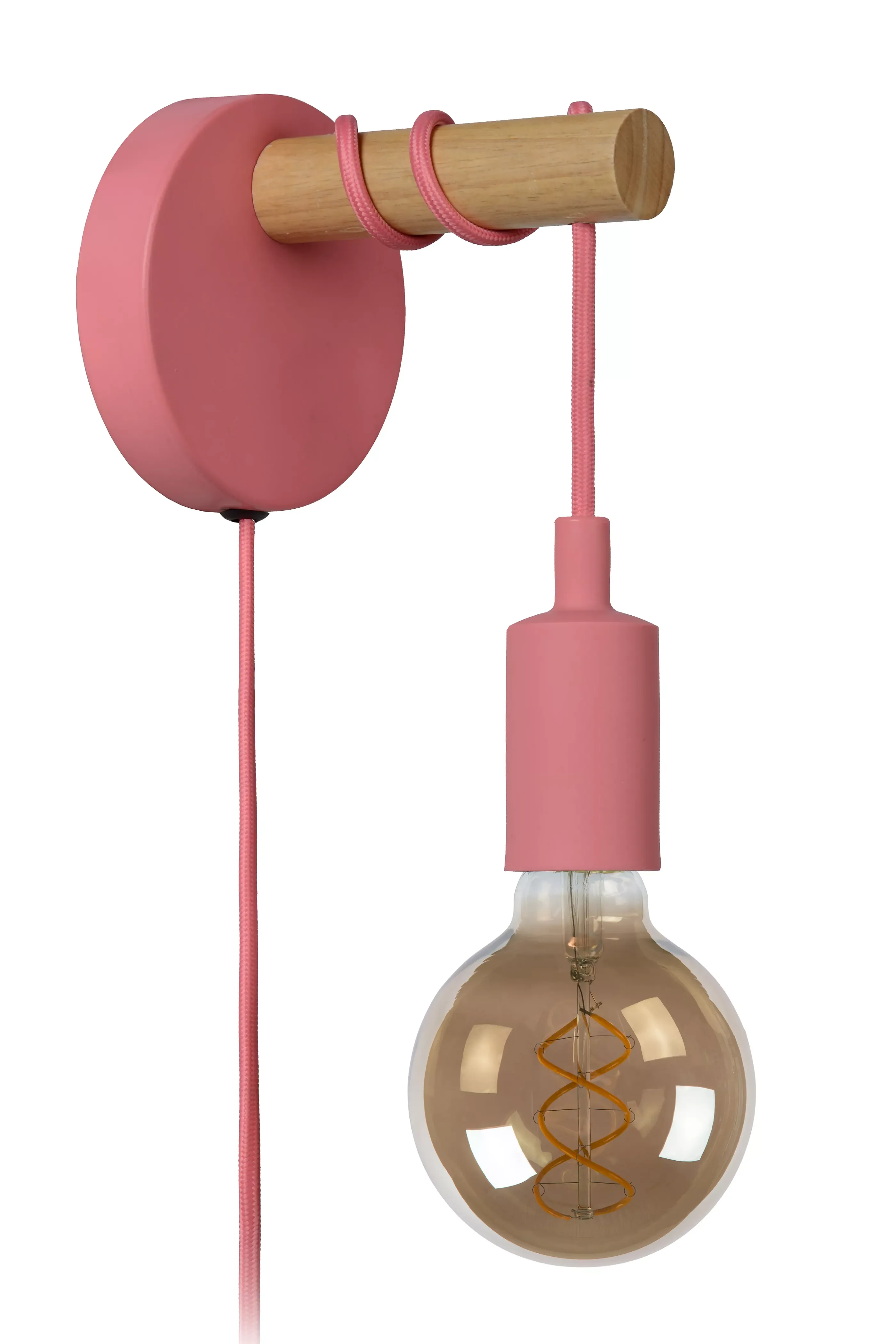 Cheap POLA - Wandlamp Kinderkamer - Ø 12 cm - 1xE27 - Roze Wandverlichting