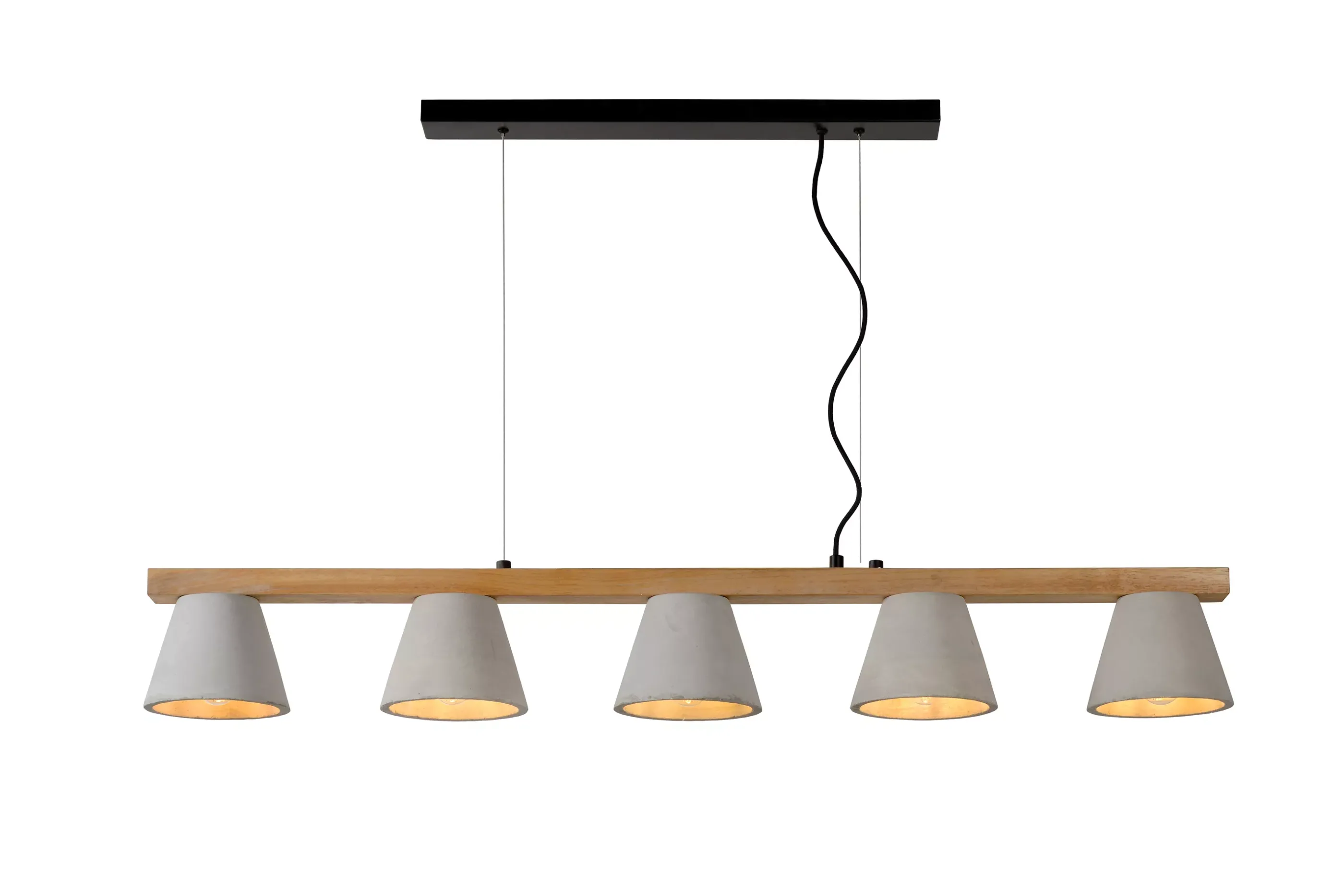 New POSSIO - Hanglamp - 5xE14 - Grijs Hanglampen