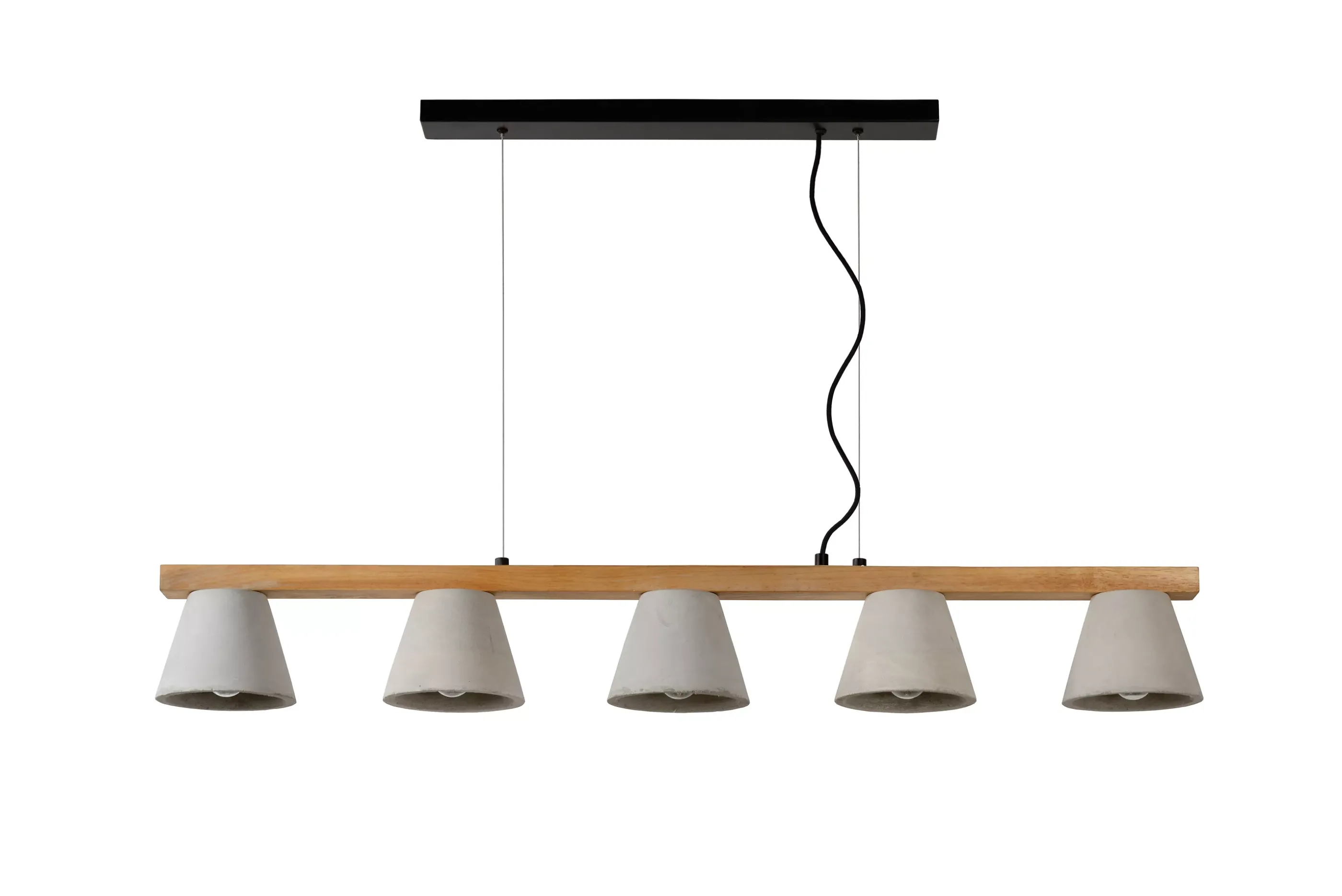 New POSSIO - Hanglamp - 5xE14 - Grijs Hanglampen