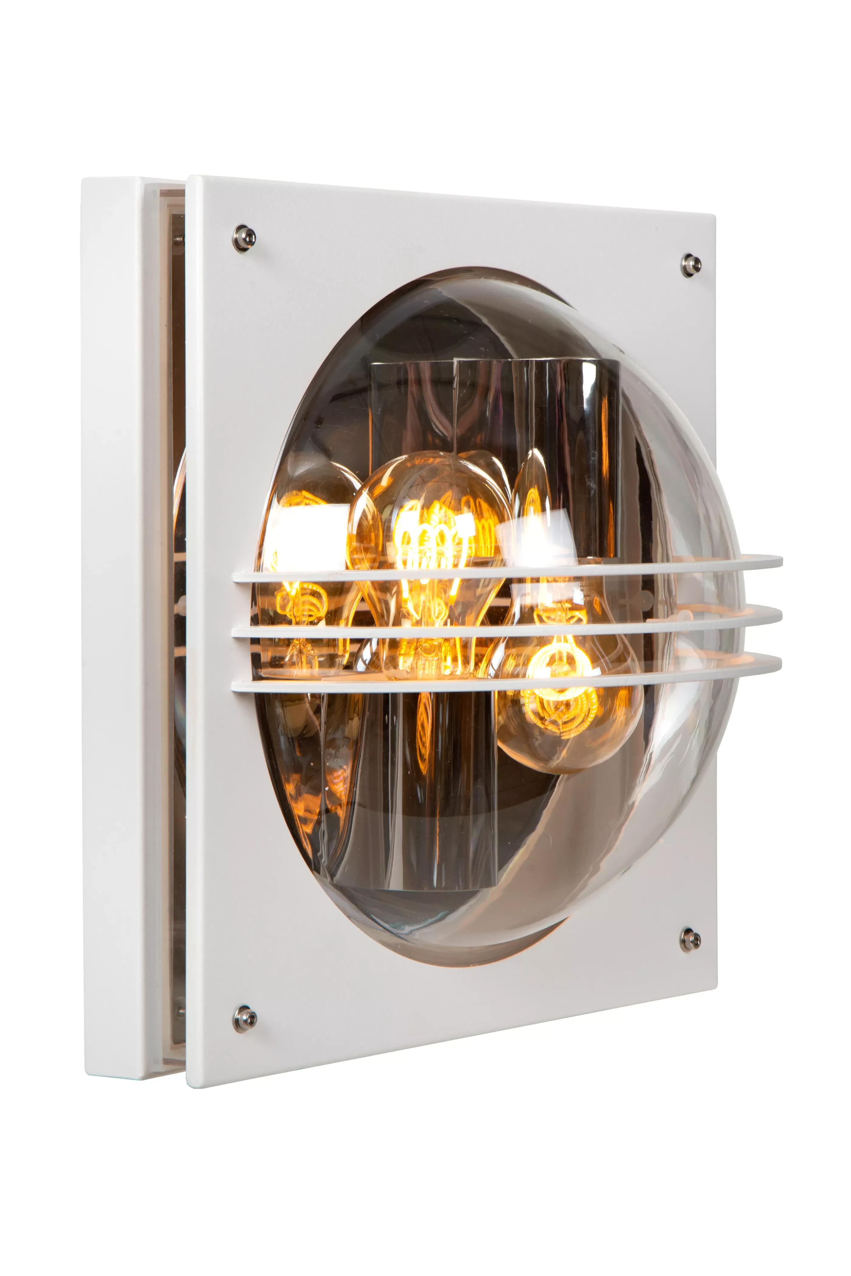 Store PRIVAS - Wandlamp Binnen/Buiten - 2xE27 - IP44 - Wit Wandverlichting Buiten