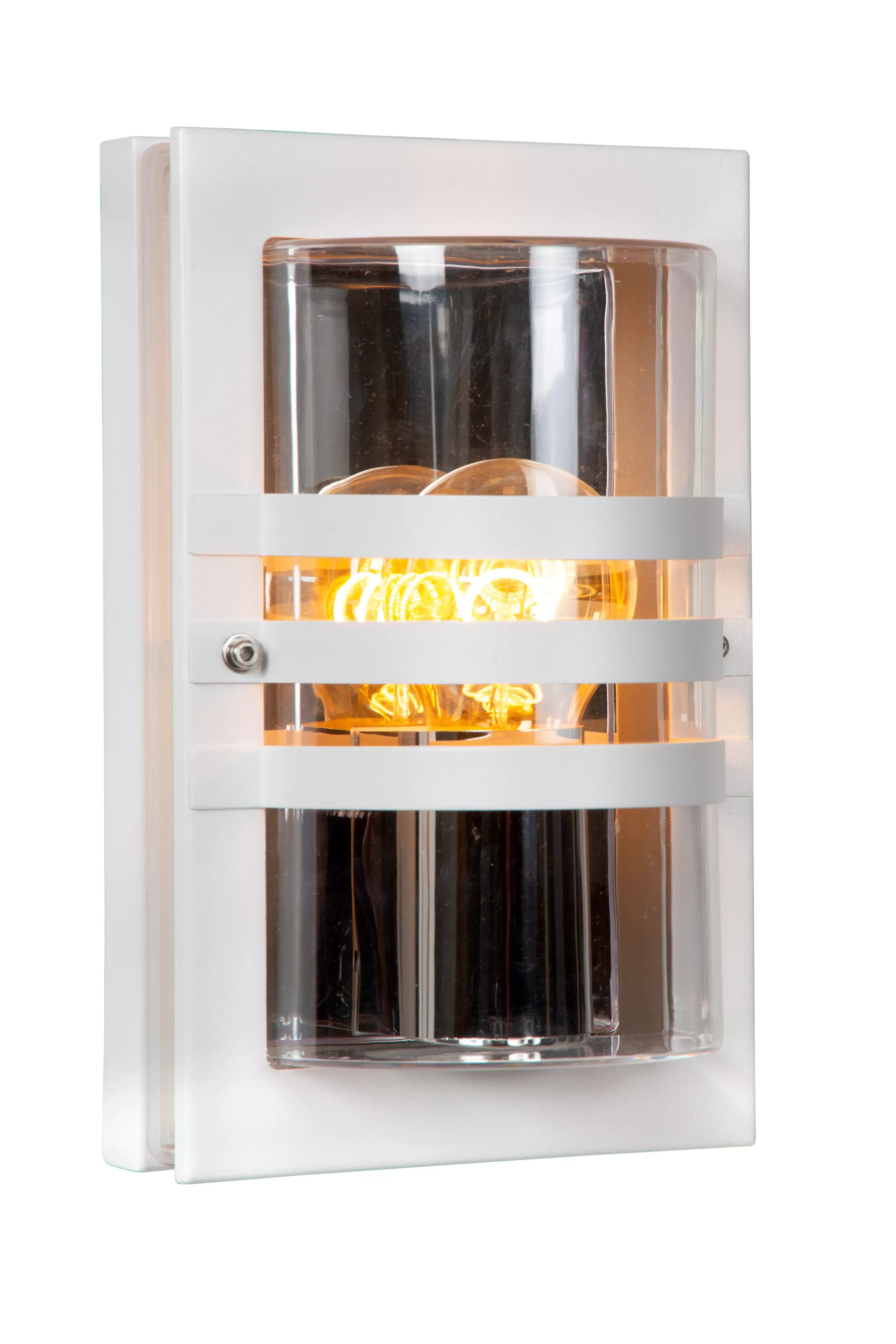 Shop PRIVAS - Wandlamp Binnen/Buiten - 1xE27 - IP44 - Wit Wandverlichting Buiten