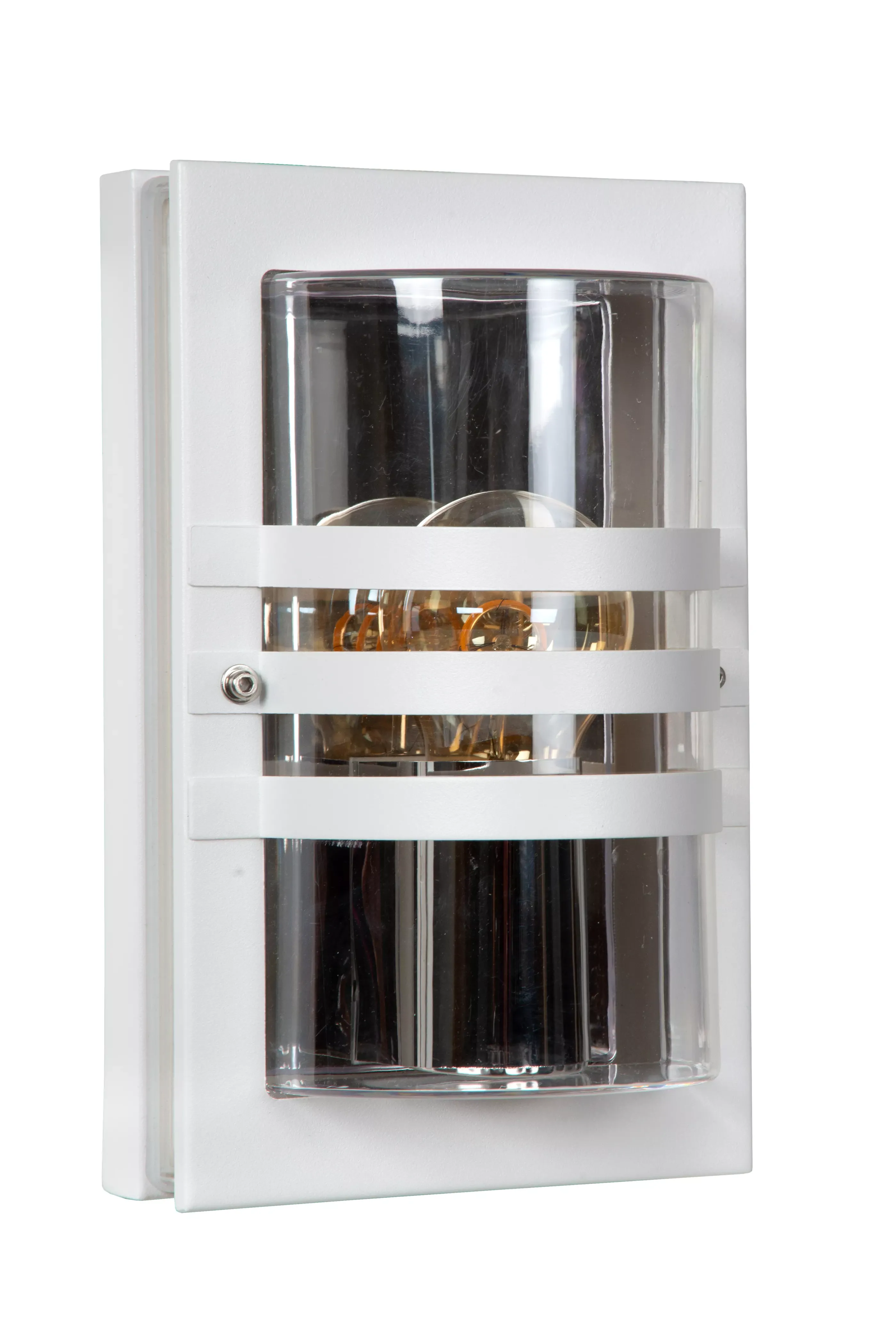 Shop PRIVAS - Wandlamp Binnen/Buiten - 1xE27 - IP44 - Wit Wandverlichting Buiten
