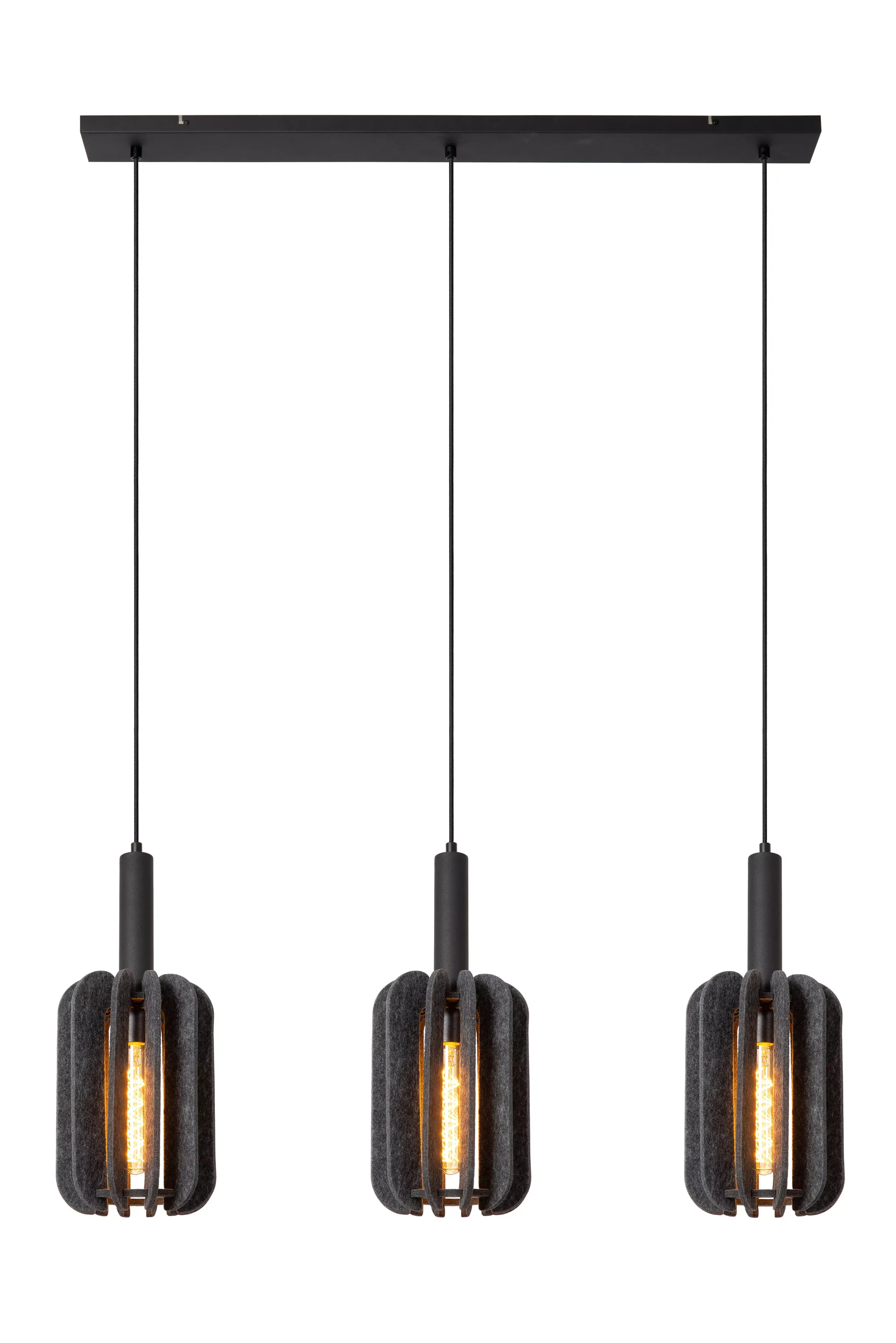 Shop RAFAL - Hanglamp - 3xE27 - Grijs Hanglampen