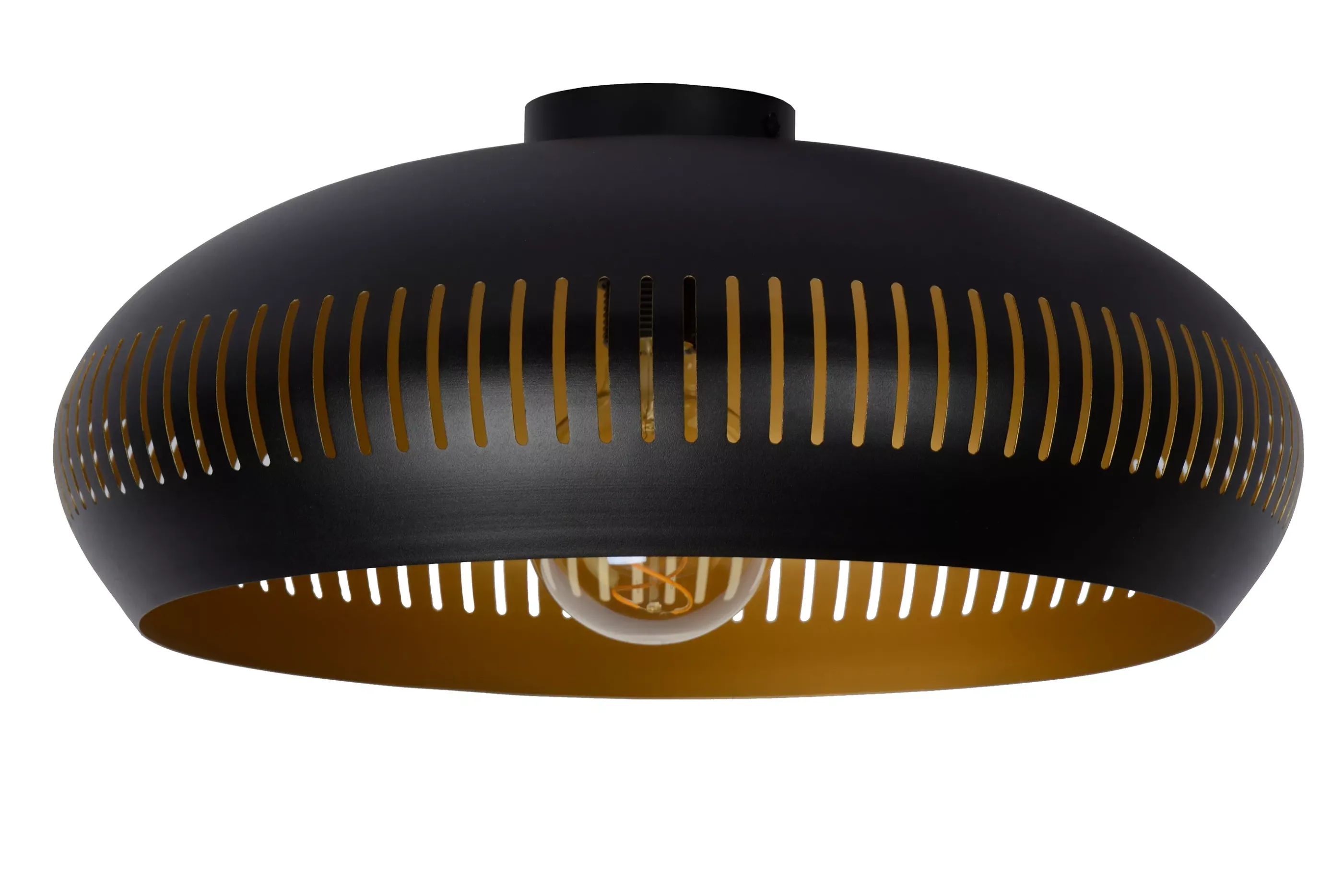 Shop RAYCO - Plafonnière - Ø 45 cm - 1xE27 - Zwart Plafondlampen