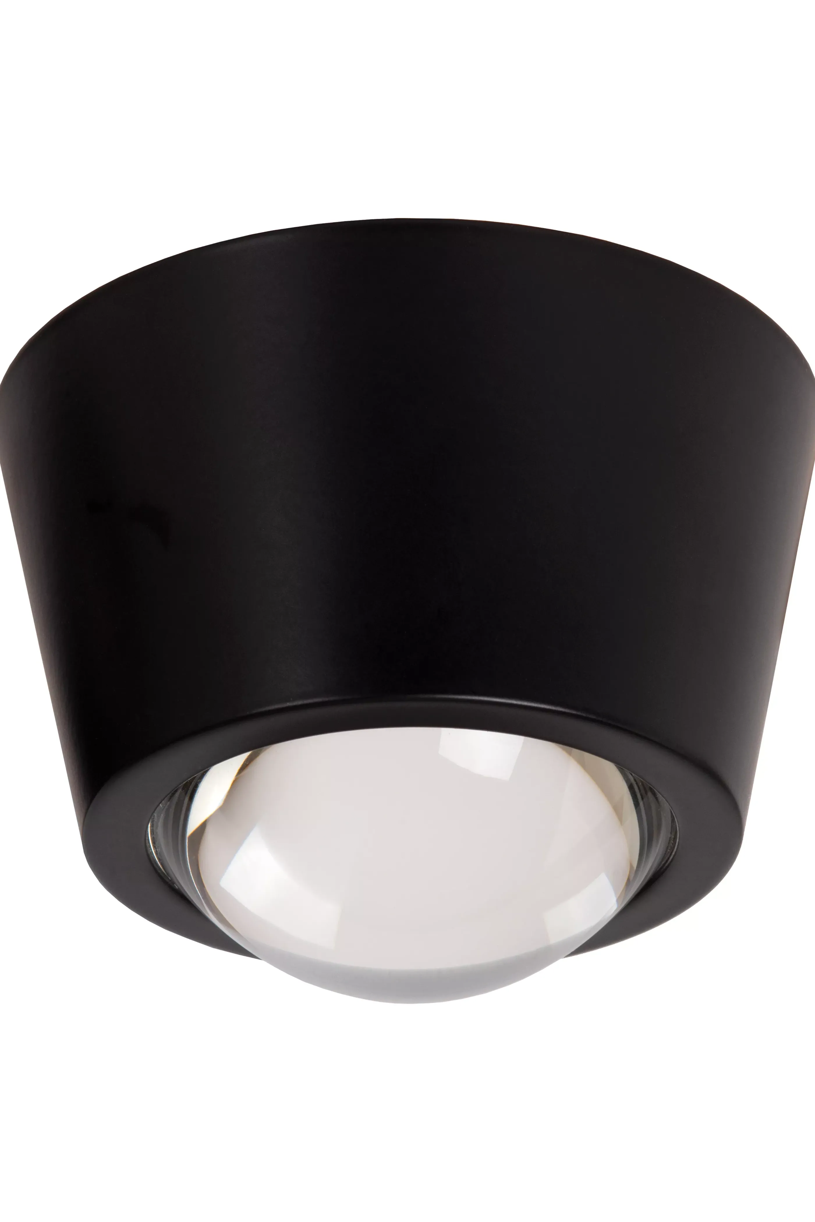 Outlet RIGON - Plafonnière - Ø 9 cm - LED - 1x6W 3000K - Zwart Plafondlampen