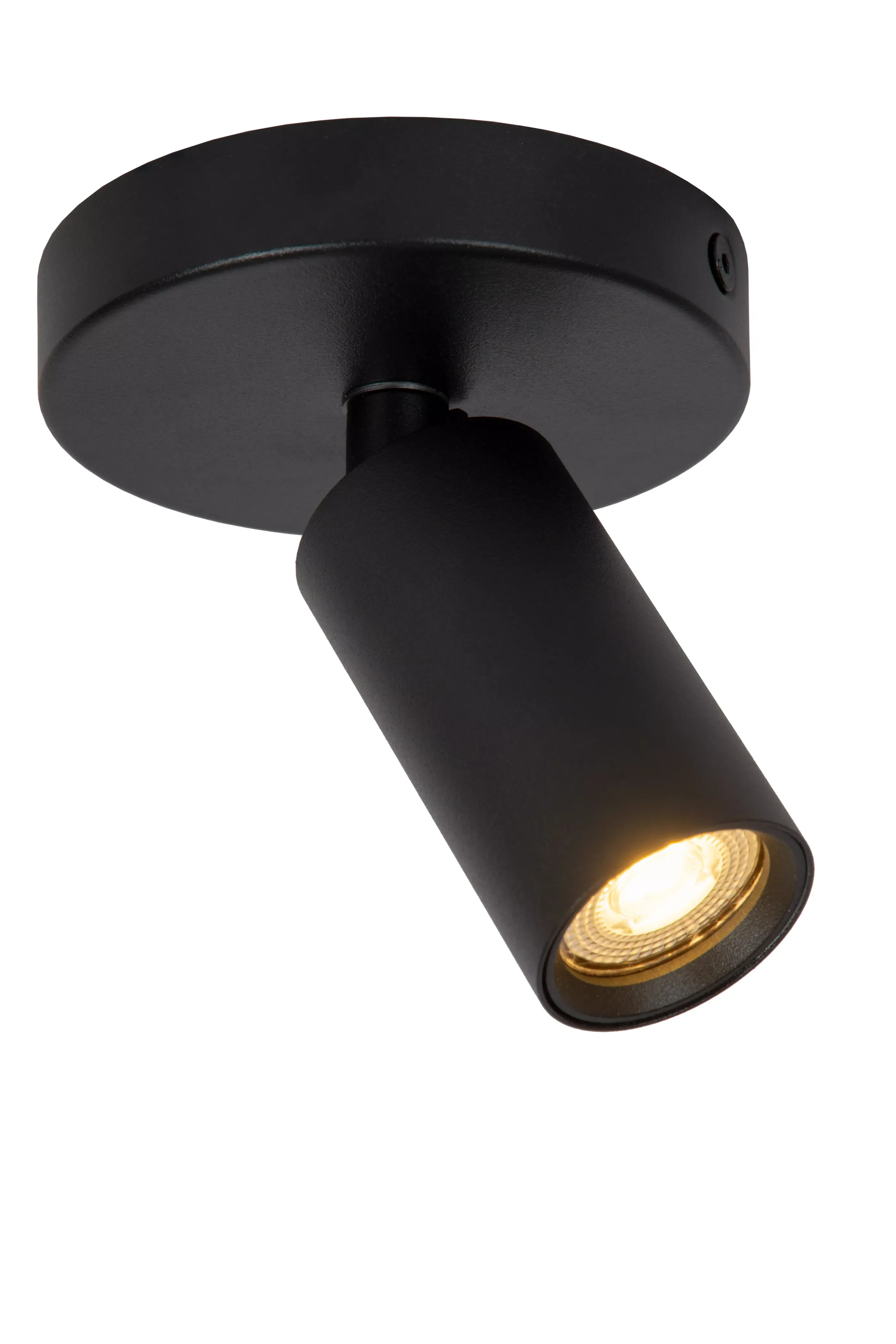 New RITMO - Plafondspot - Ø 10 cm - 1xGU10 (MR11) - Zwart Plafondlampen