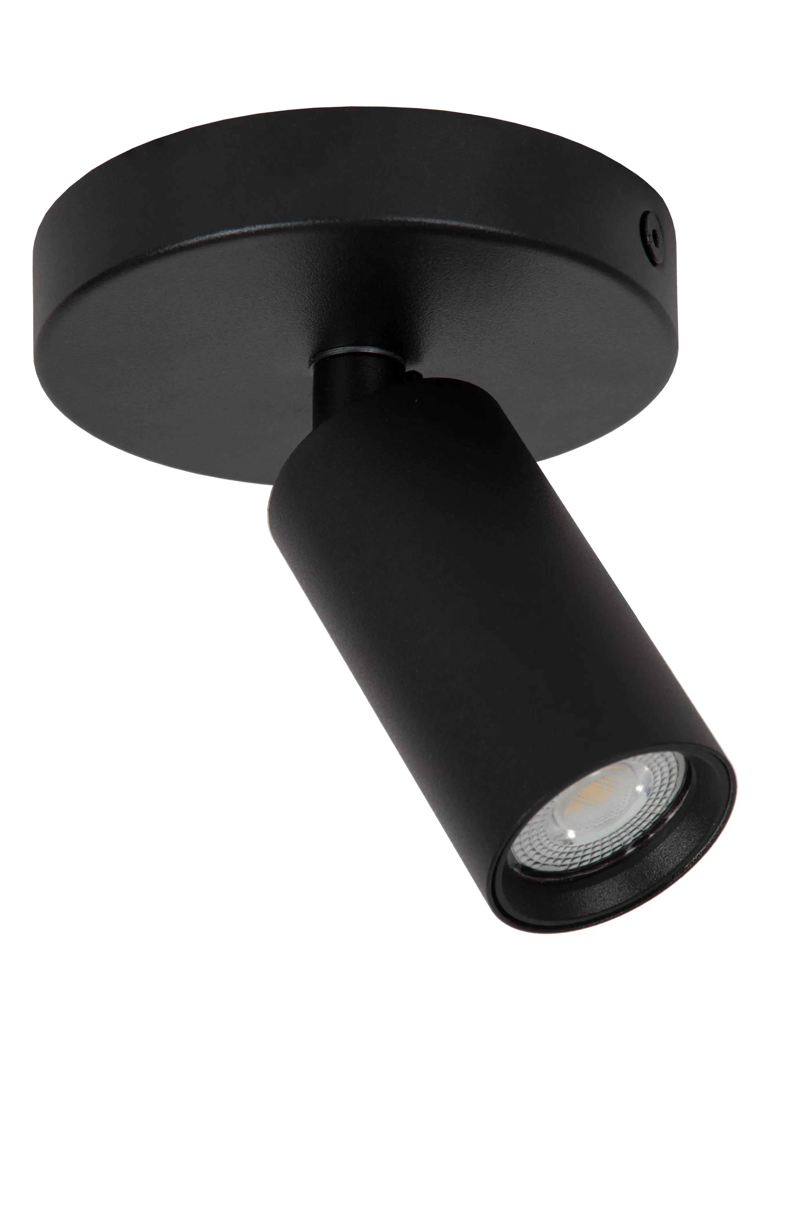 New RITMO - Plafondspot - Ø 10 cm - 1xGU10 (MR11) - Zwart Plafondlampen