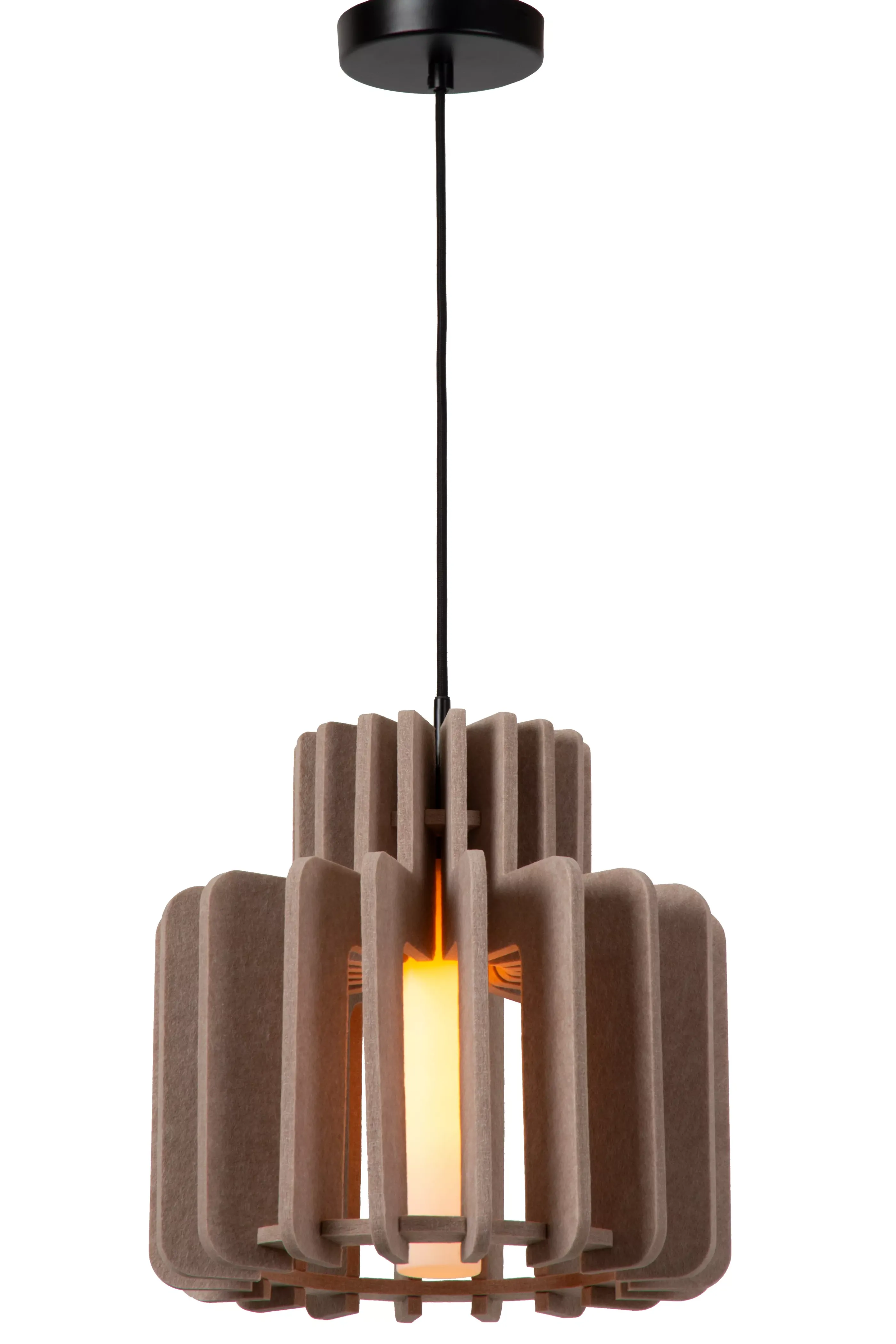 Store ROLLO - Hanglamp - 1xE27 - Taupe Hanglampen