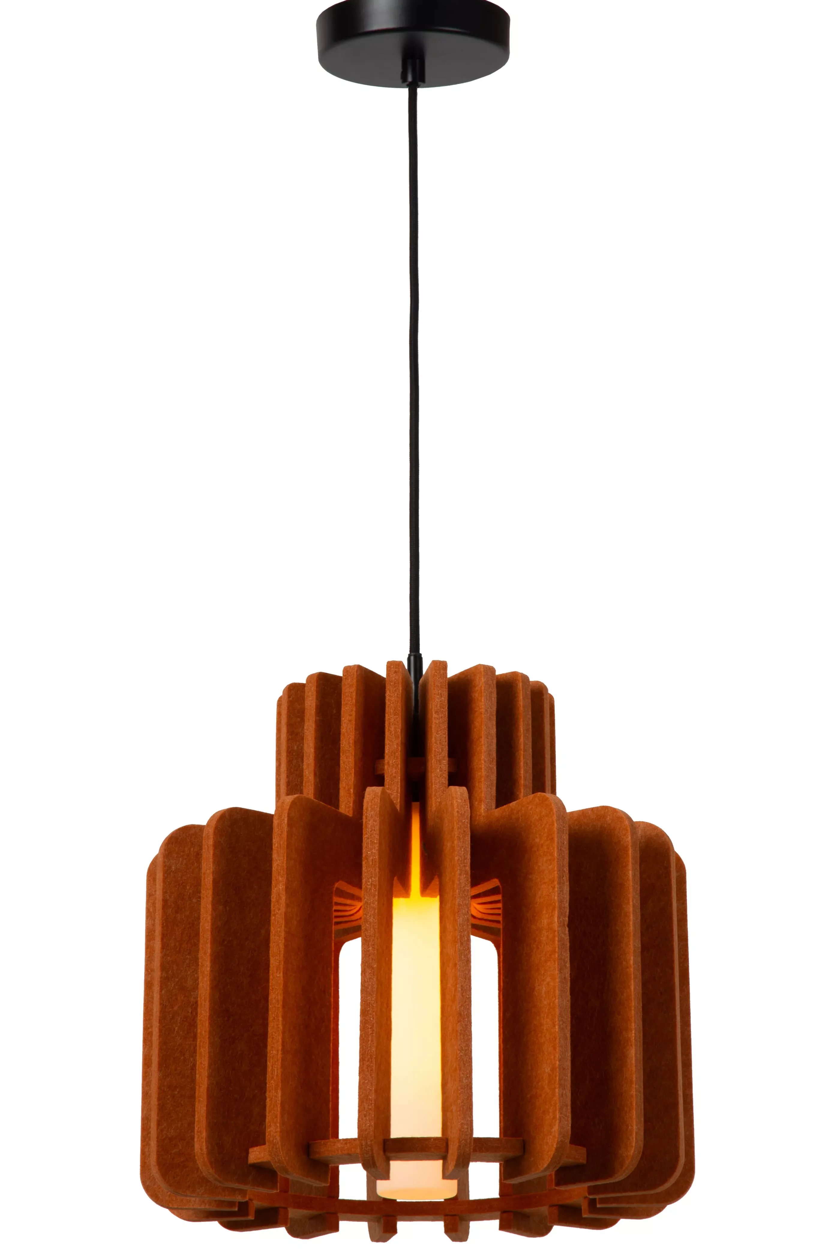 Flash Sale ROLLO - Hanglamp - 1xE27 - Terracotta Hanglampen