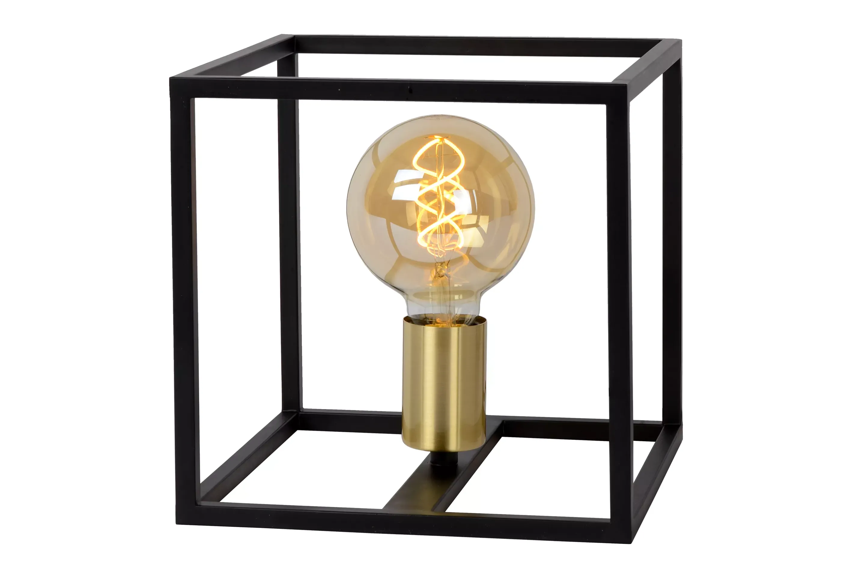 Outlet RUBEN - Tafellamp - 1xE27 - Zwart Tafellampen