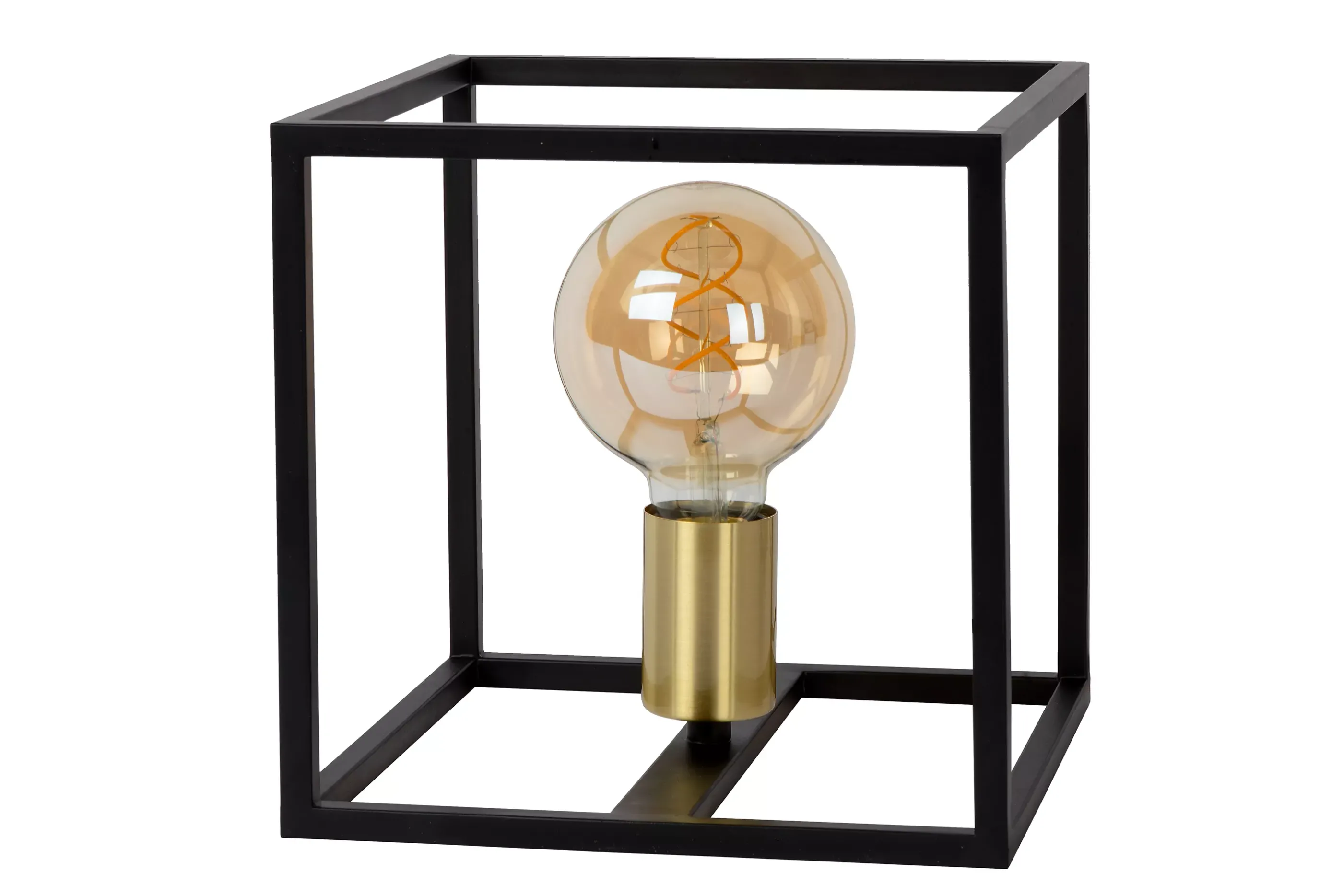 Outlet RUBEN - Tafellamp - 1xE27 - Zwart Tafellampen