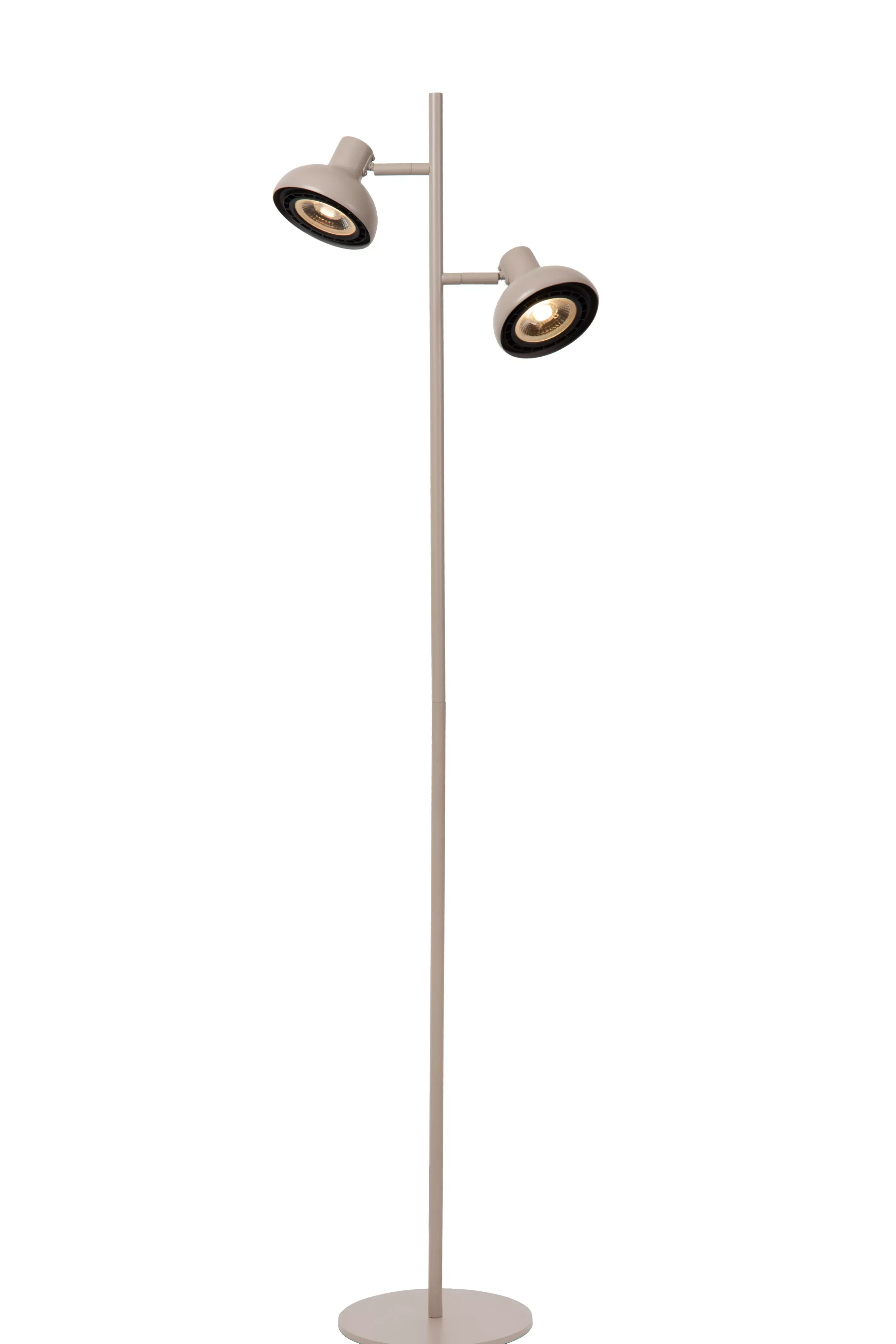 Store SENSAS - Vloerlamp - 2xGU10 (ES111) - Beige Staande Lampen