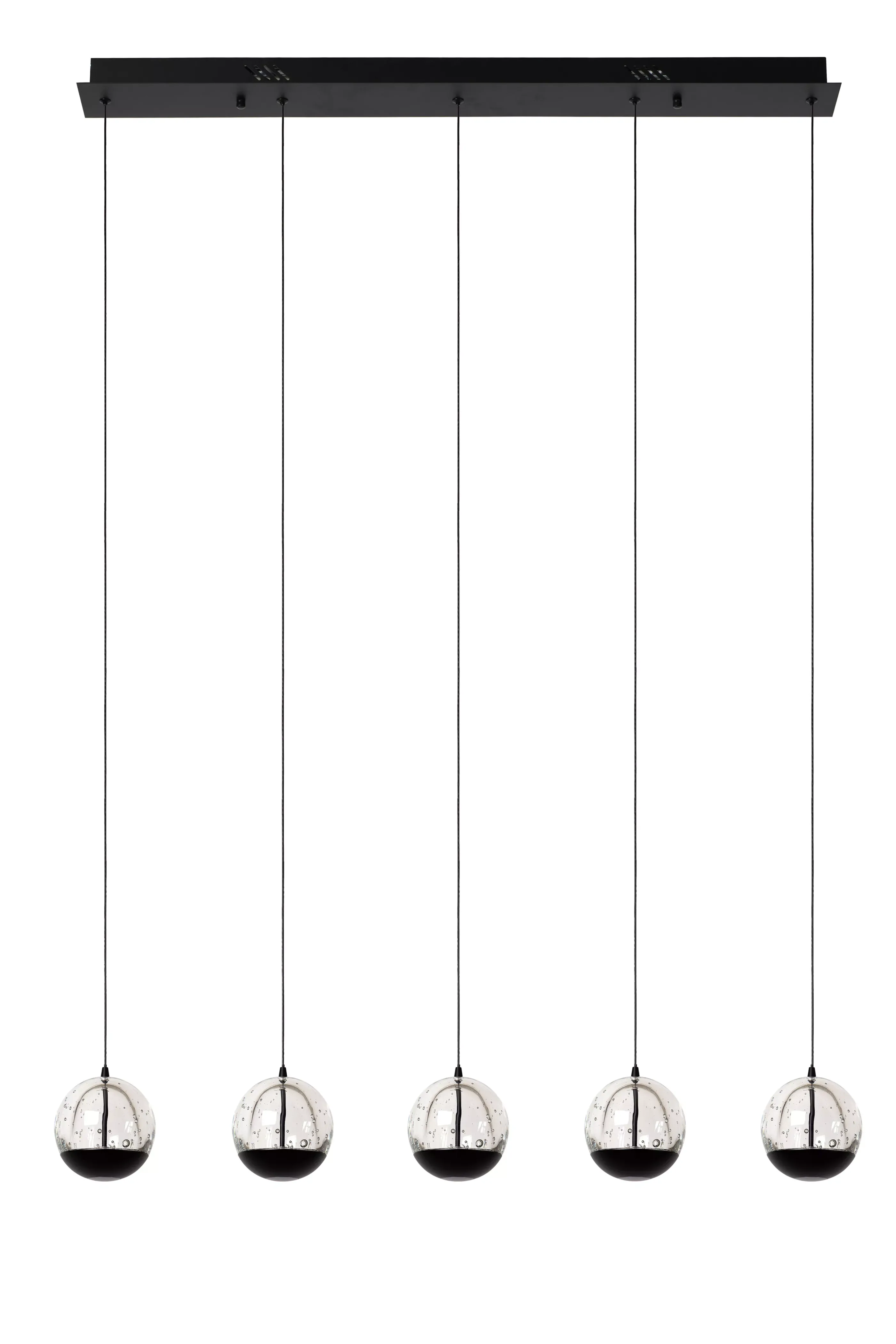 Fashion SENTUBAL - Hanglamp - LED Dimb. - 5x5,3W 2700K - Zwart Hanglampen