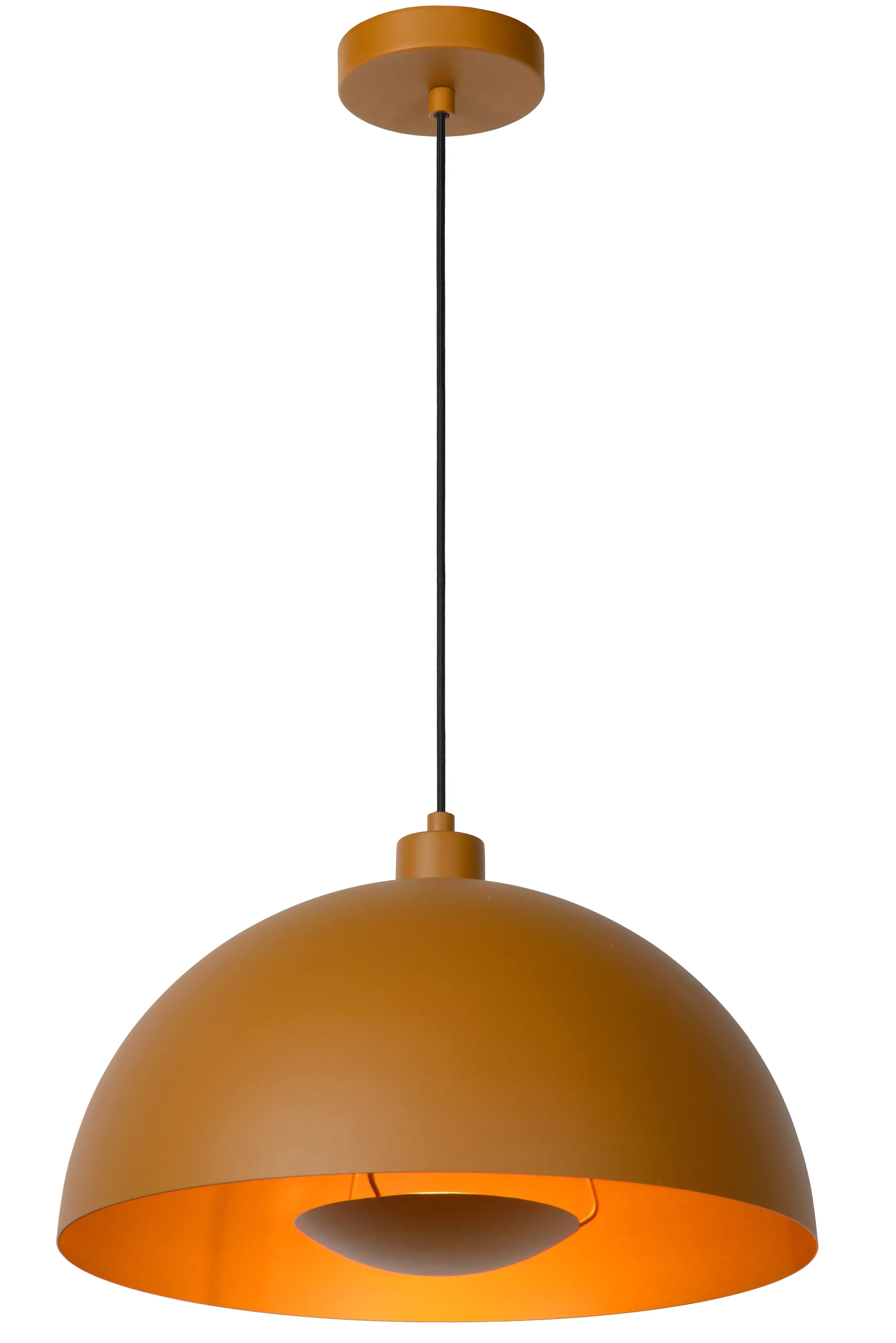 Shop SIEMON - Hanglamp - Ø 40 cm - 1xE27 - Okergeel Hanglampen