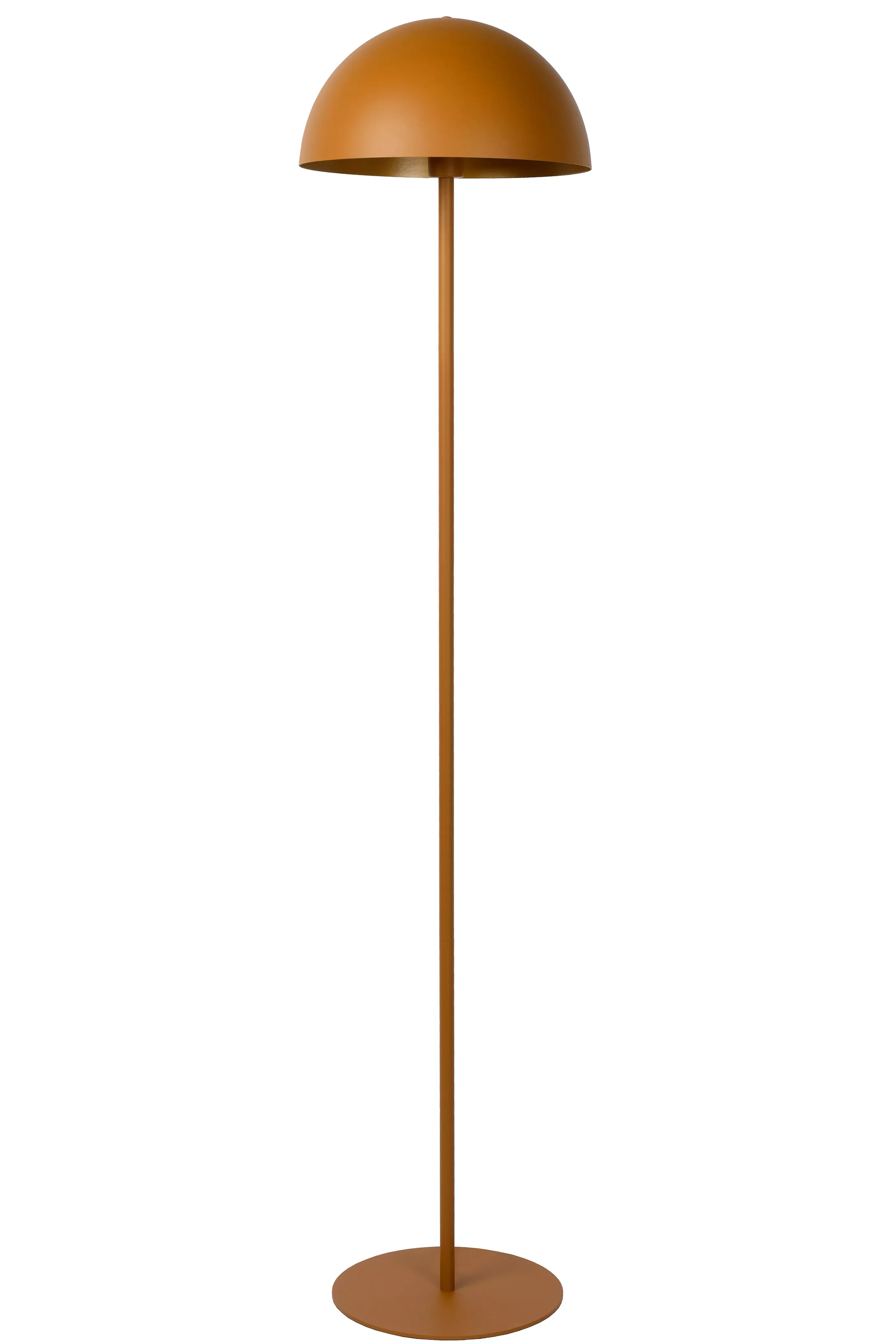 Discount SIEMON - Vloerlamp - Ø 35 cm - 1xE27 - Okergeel Staande Lampen