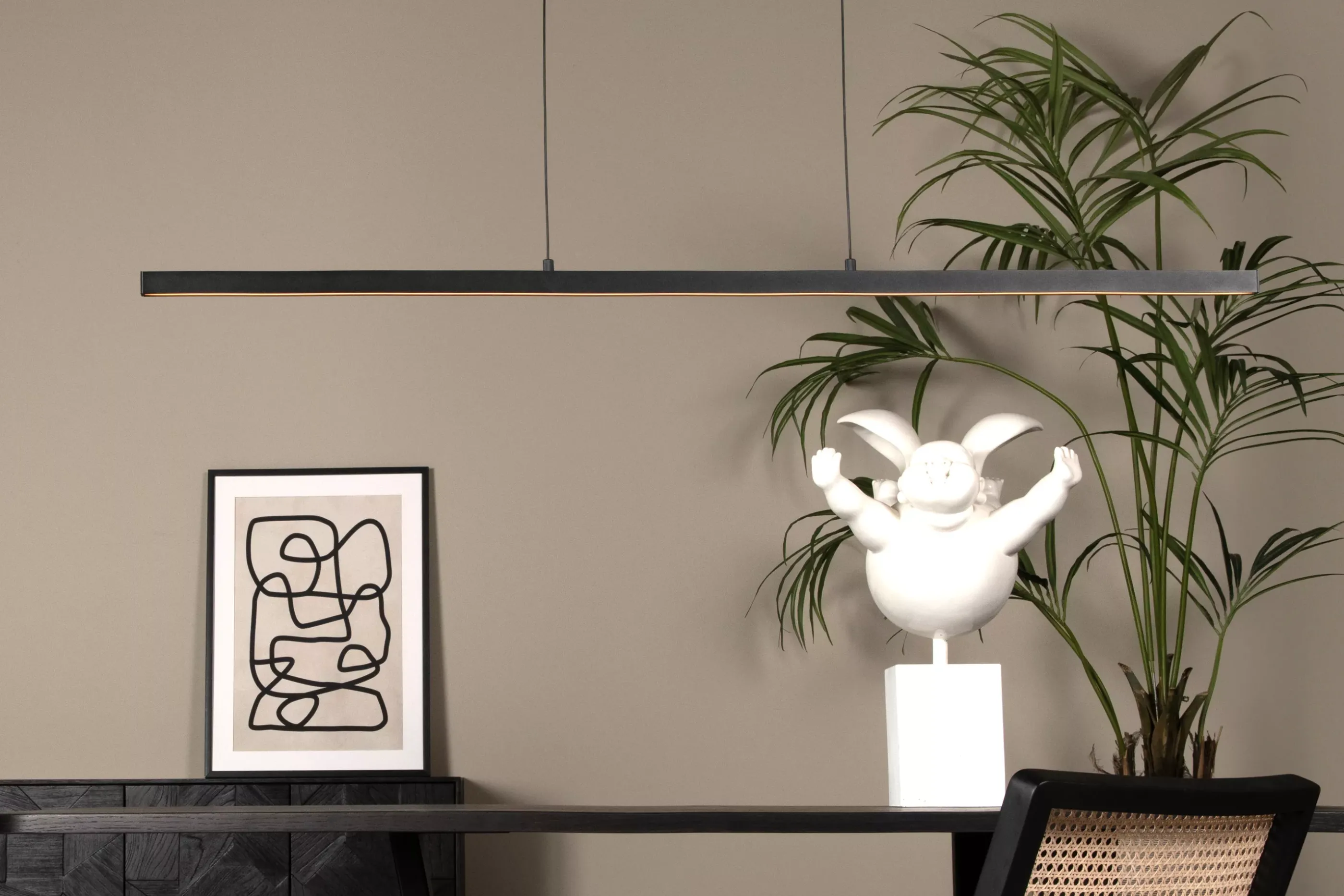 Shop SIGMA - Hanglamp - LED Dimb. - 1x36W 2700K - Zwart Hanglampen