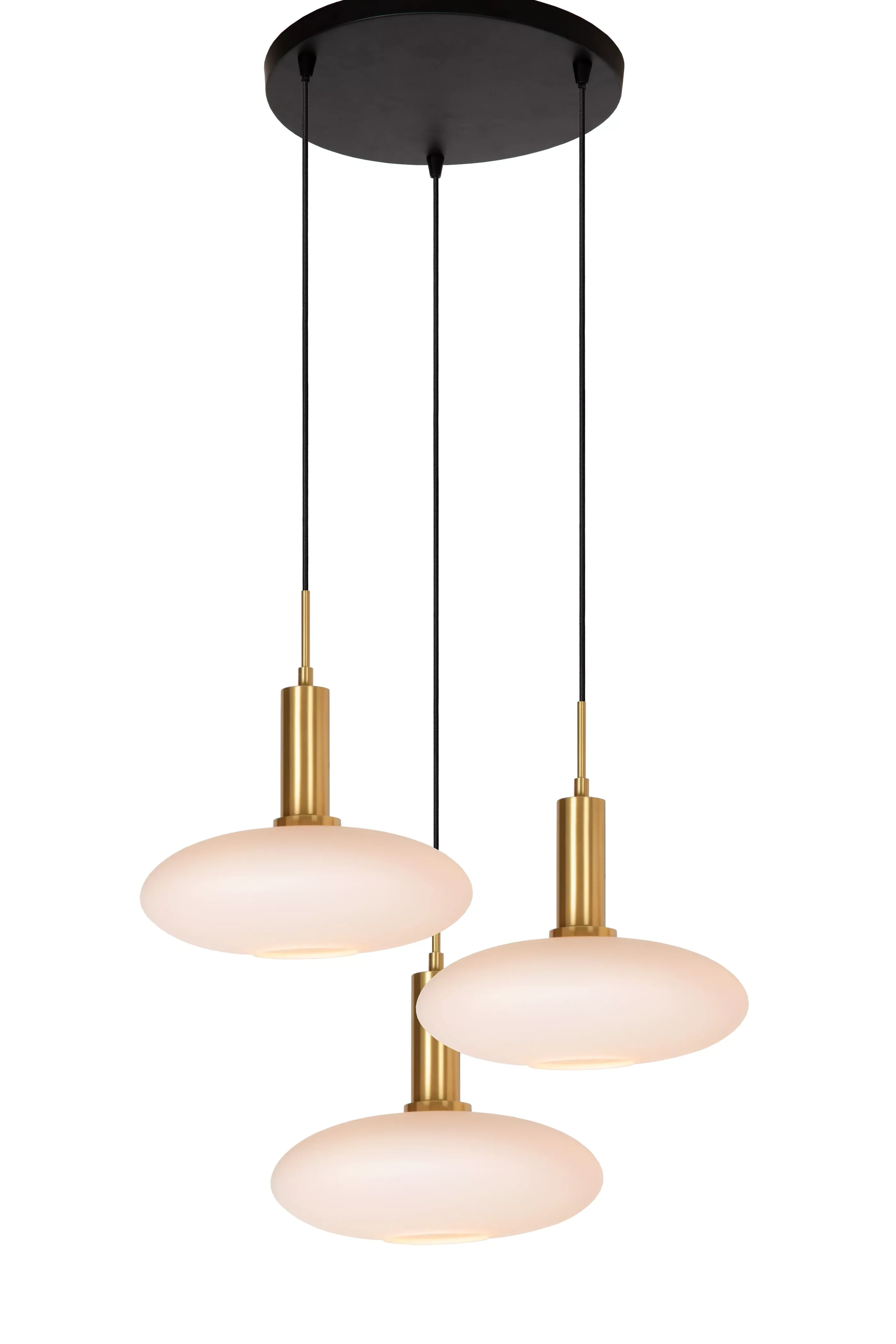 New SINGALA - Hanglamp - Ø 55 cm - 3xE27 - Mat Goud / Messing Hanglampen