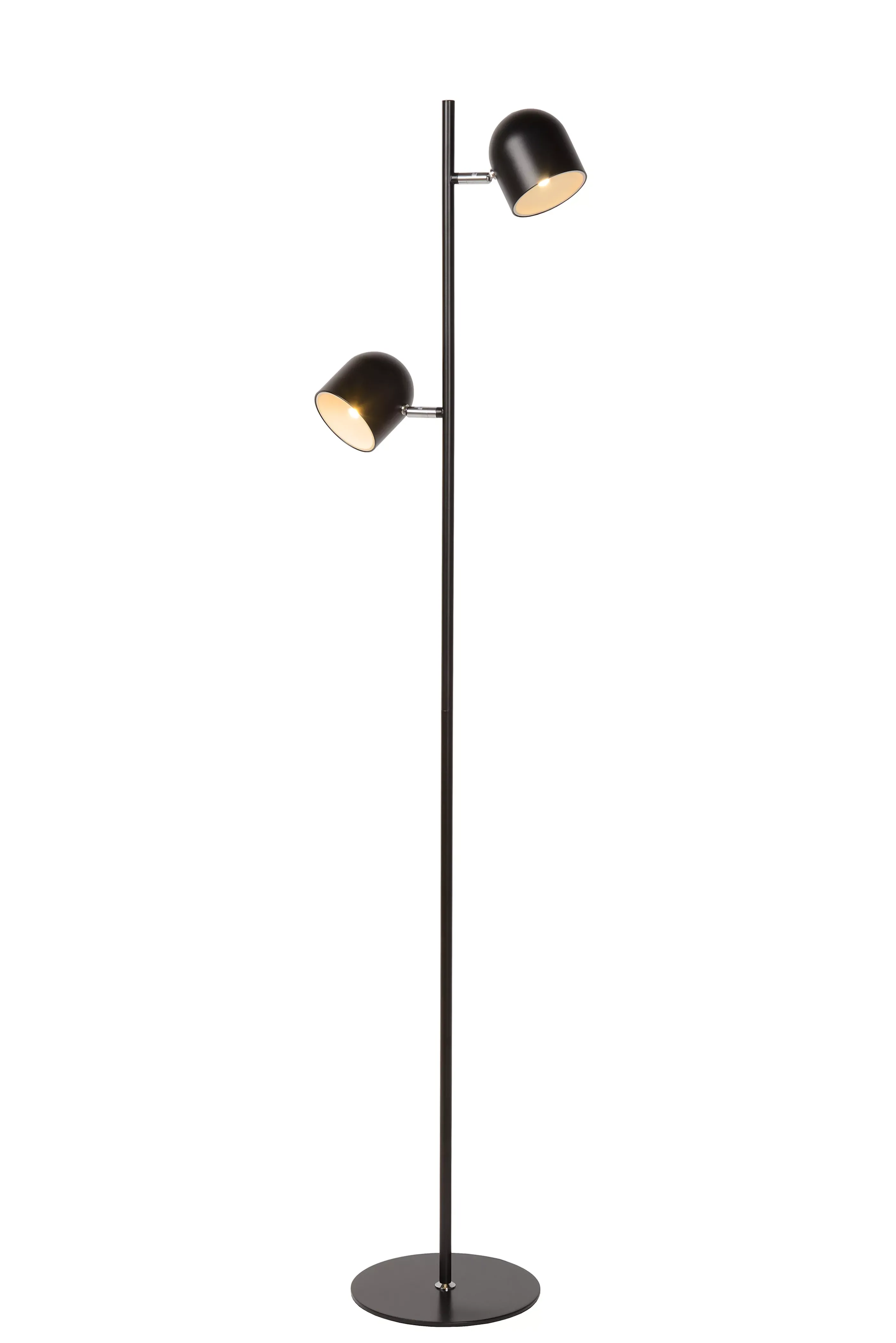New SKANSKA - Vloerlamp - LED Dimb. - 2x5W 3000K - Zwart Staande Lampen