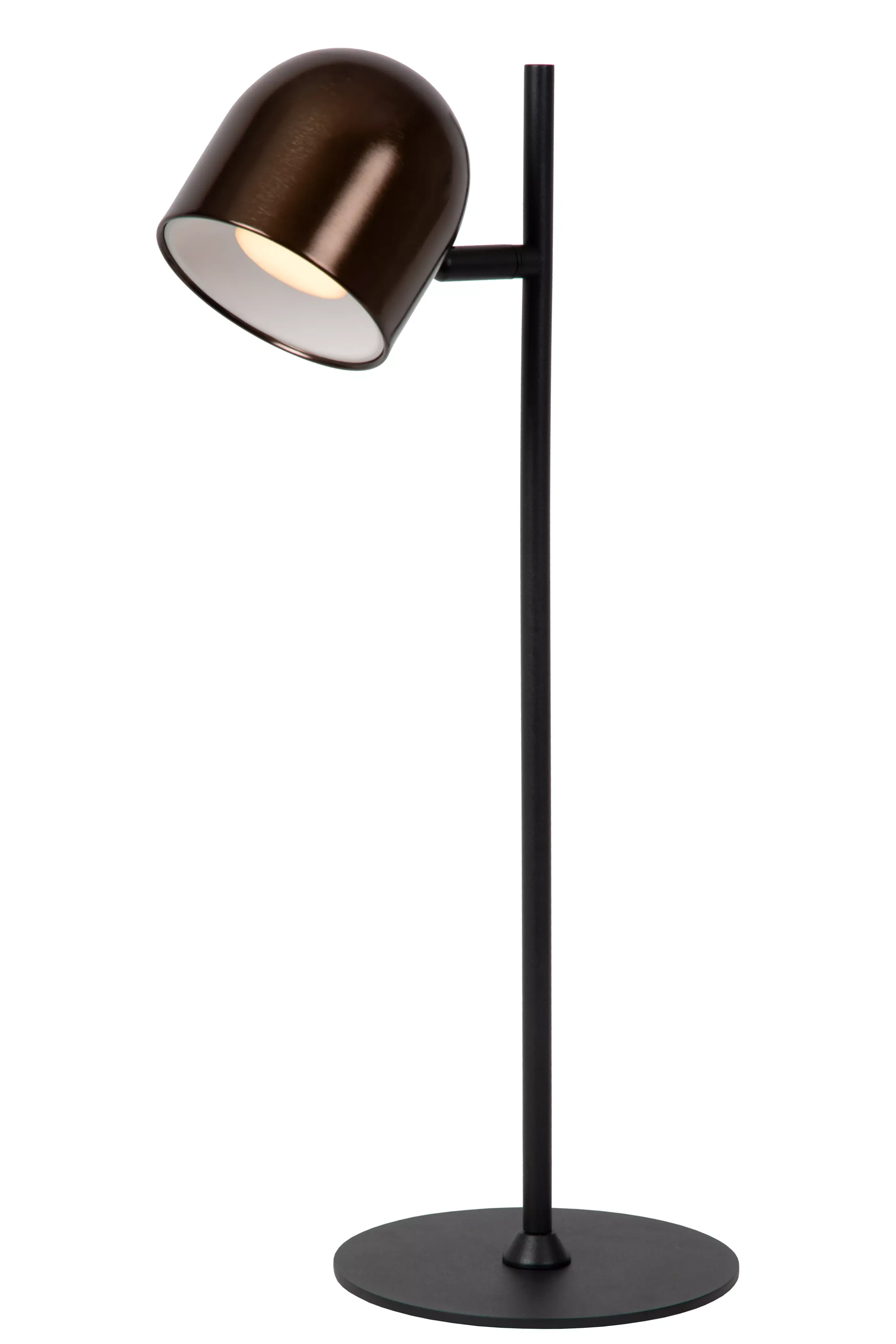 Clearance SKANSKA RECH - Oplaadbare Leeslamp Binnen/Buiten - Accu/Batterij - LED Dimb. - CCT - 1x3W 3000K/6000K - IP44 - Koffie Staande Lampen