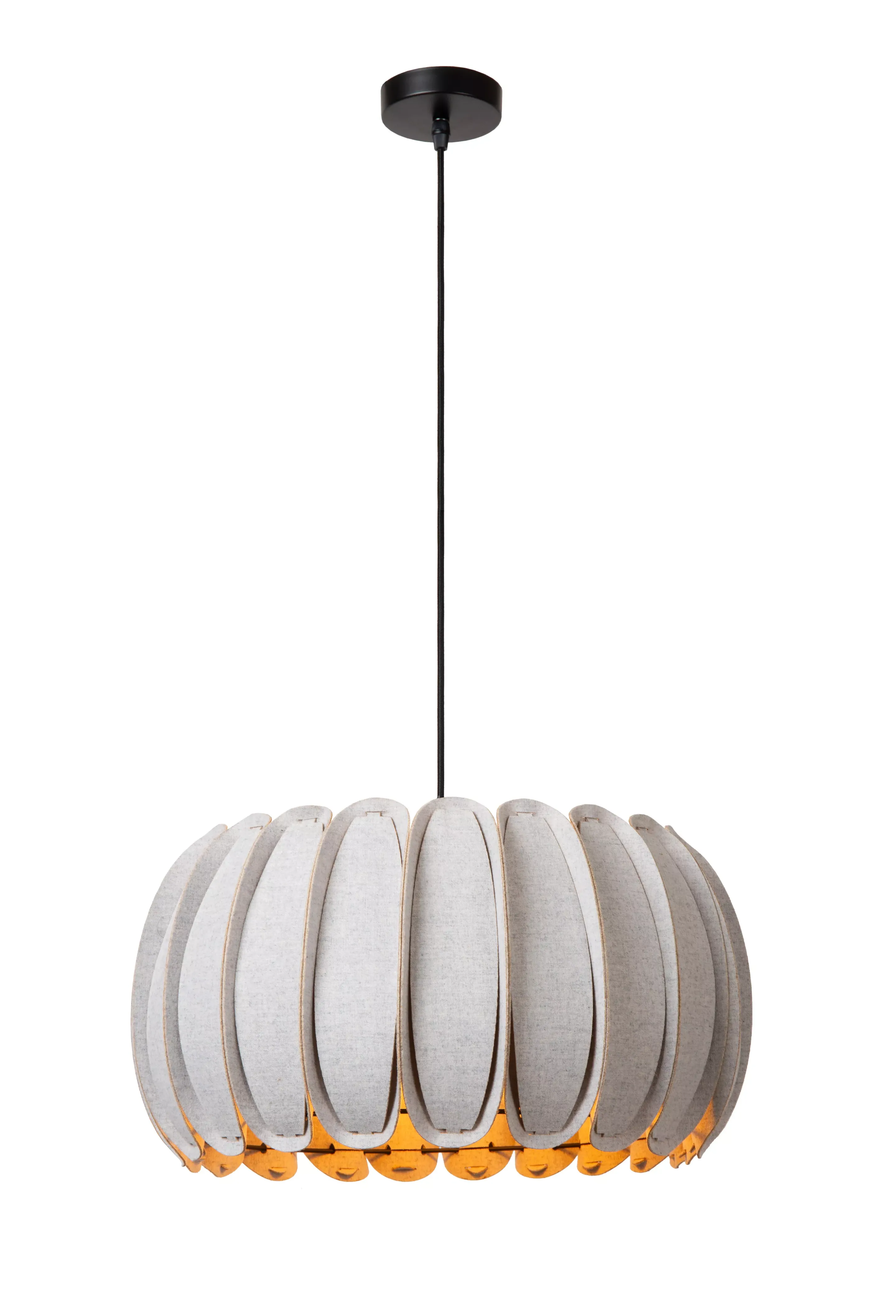 Outlet SPENCER - Hanglamp - Ø 40 cm - 1xE27 - Grijs Hanglampen
