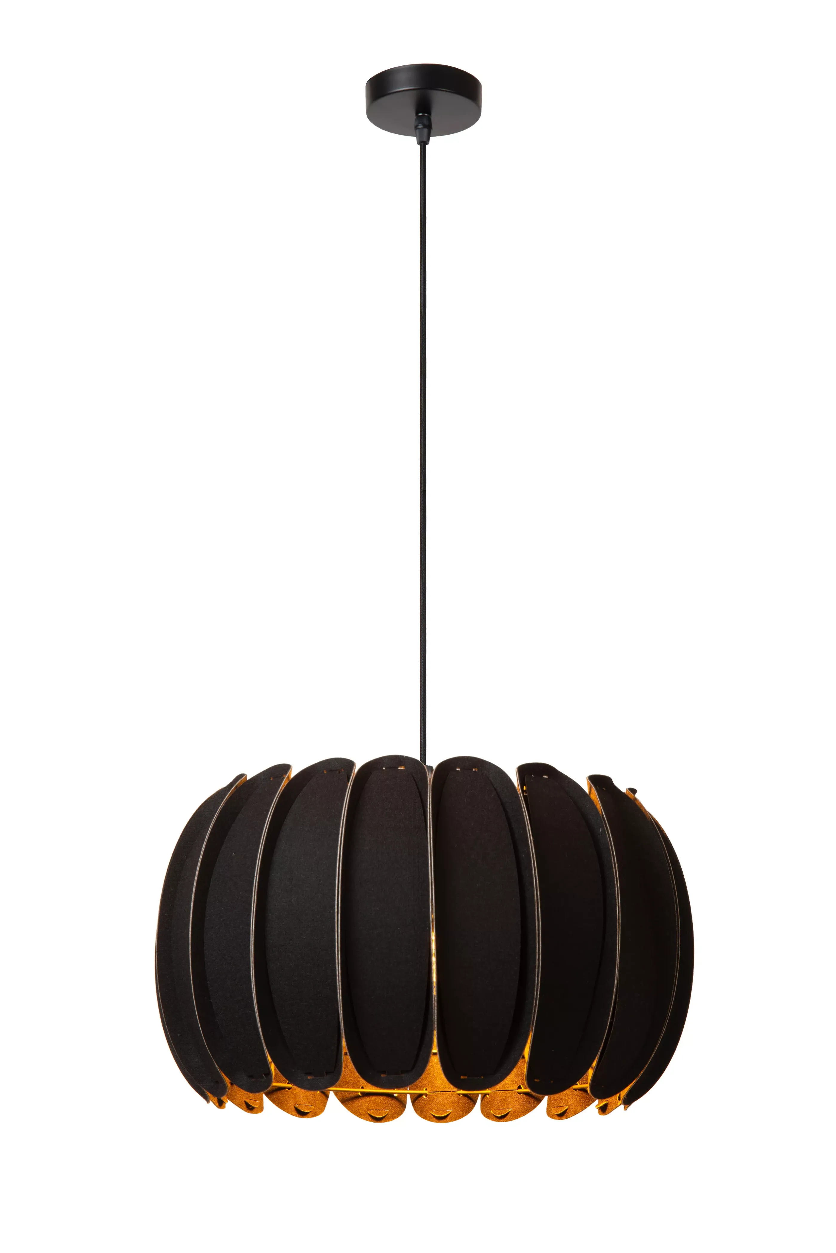 Outlet SPENCER - Hanglamp - Ø 40 cm - 1xE27 - Zwart Hanglampen