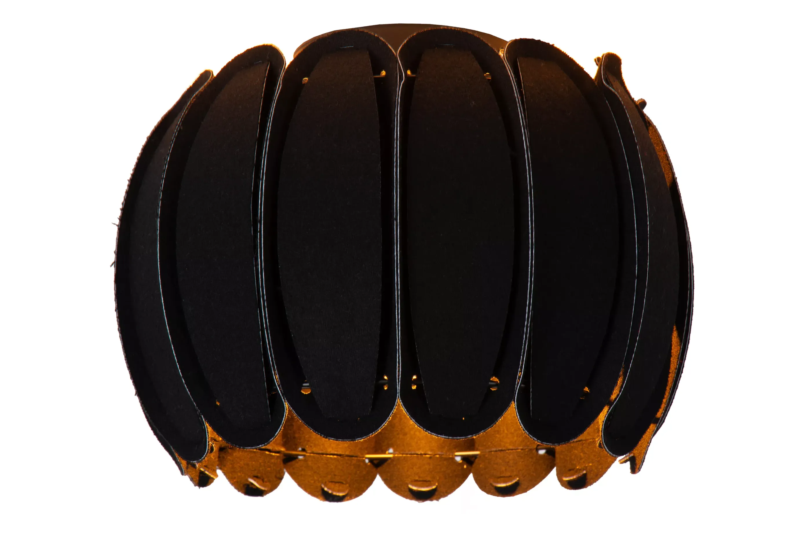 Fashion SPENCER - Plafonnière - Ø 30 cm - 1xE27 - Zwart Plafondlampen