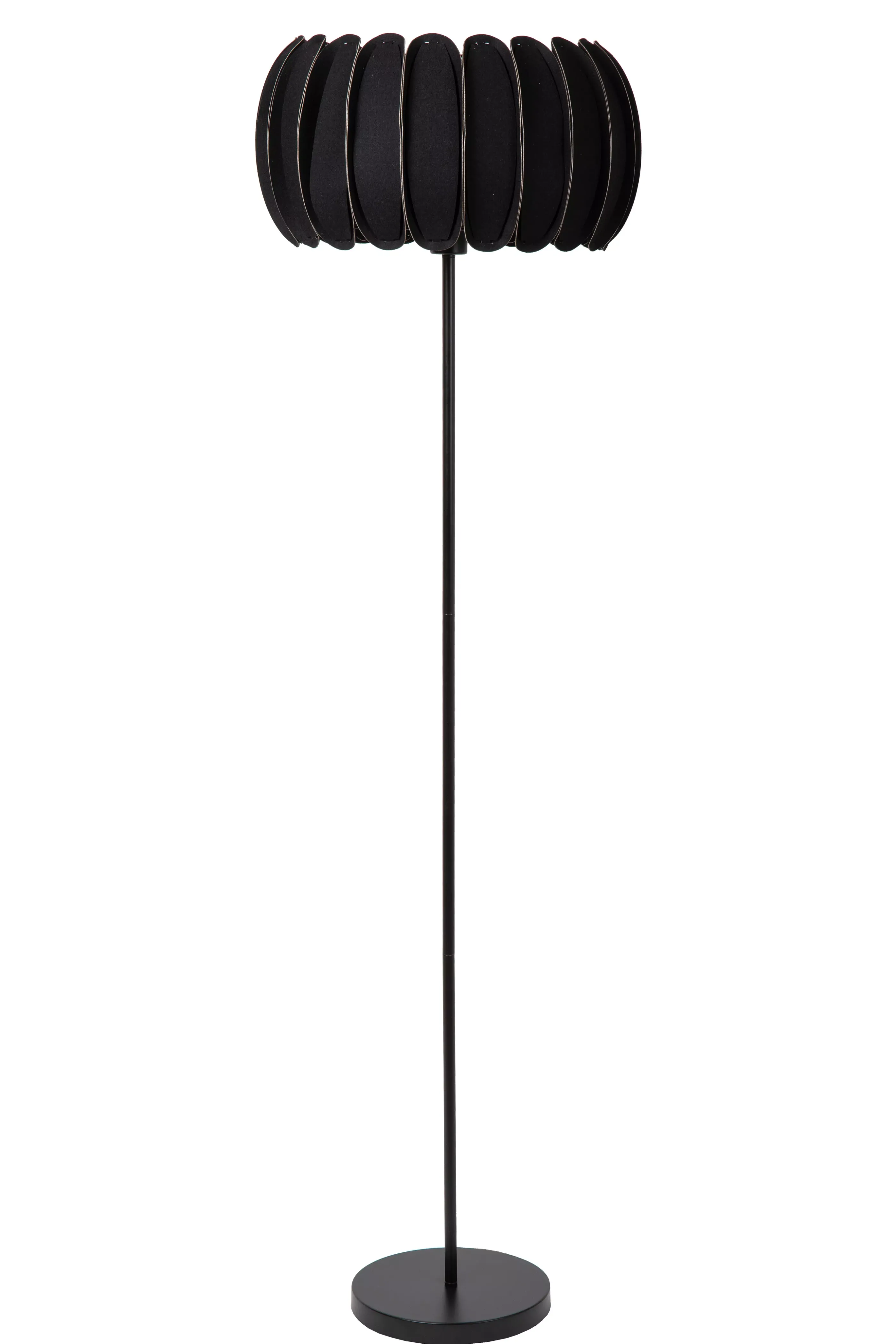 Discount SPENCER - Vloerlamp - Ø 40 cm - 1xE27 - Zwart Staande Lampen