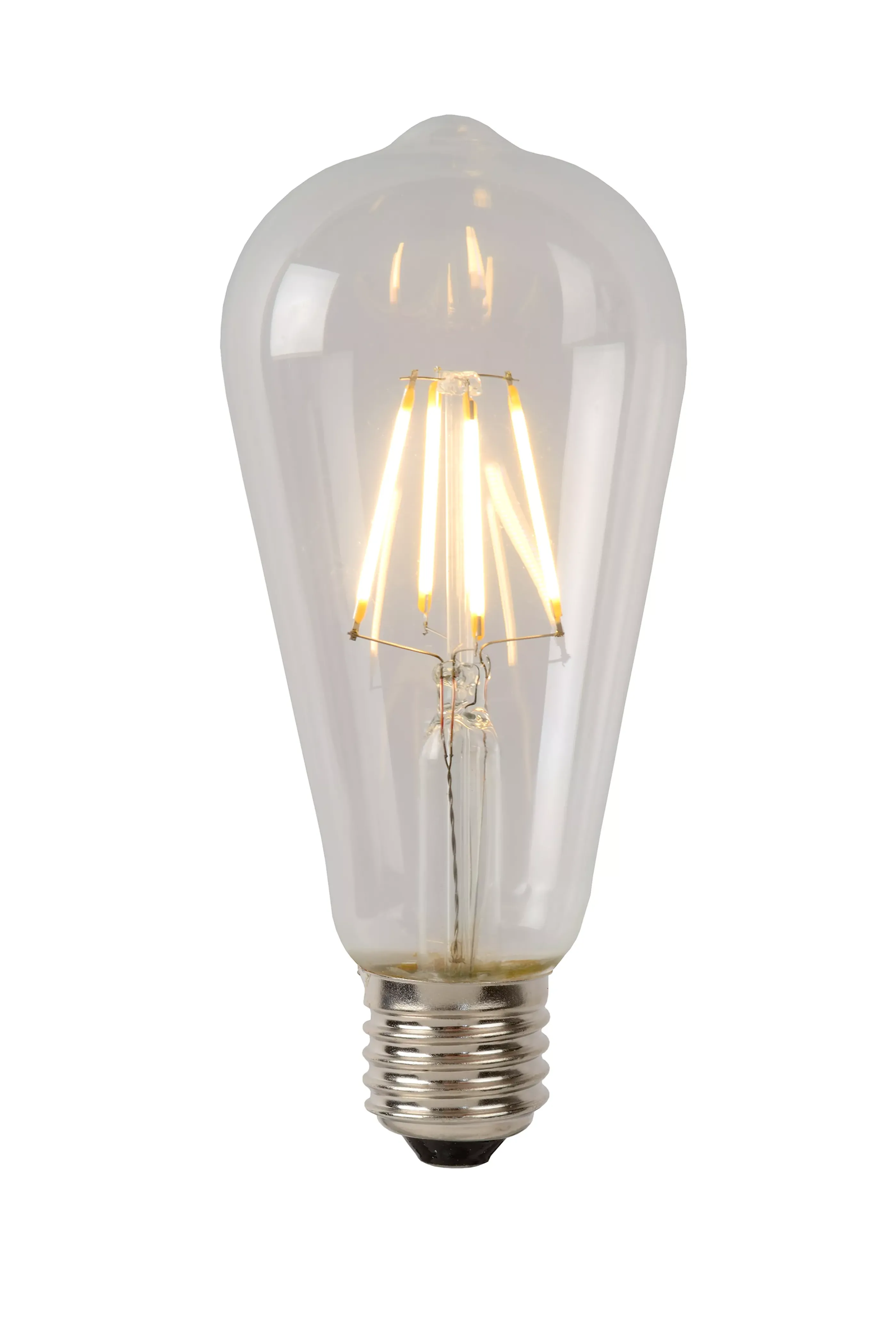 Discount ST64 Class B - Filament lamp - Ø 6,4 cm - LED Dimb. - E27 - 1x7W 2700K - Transparant Kooldraadlampen