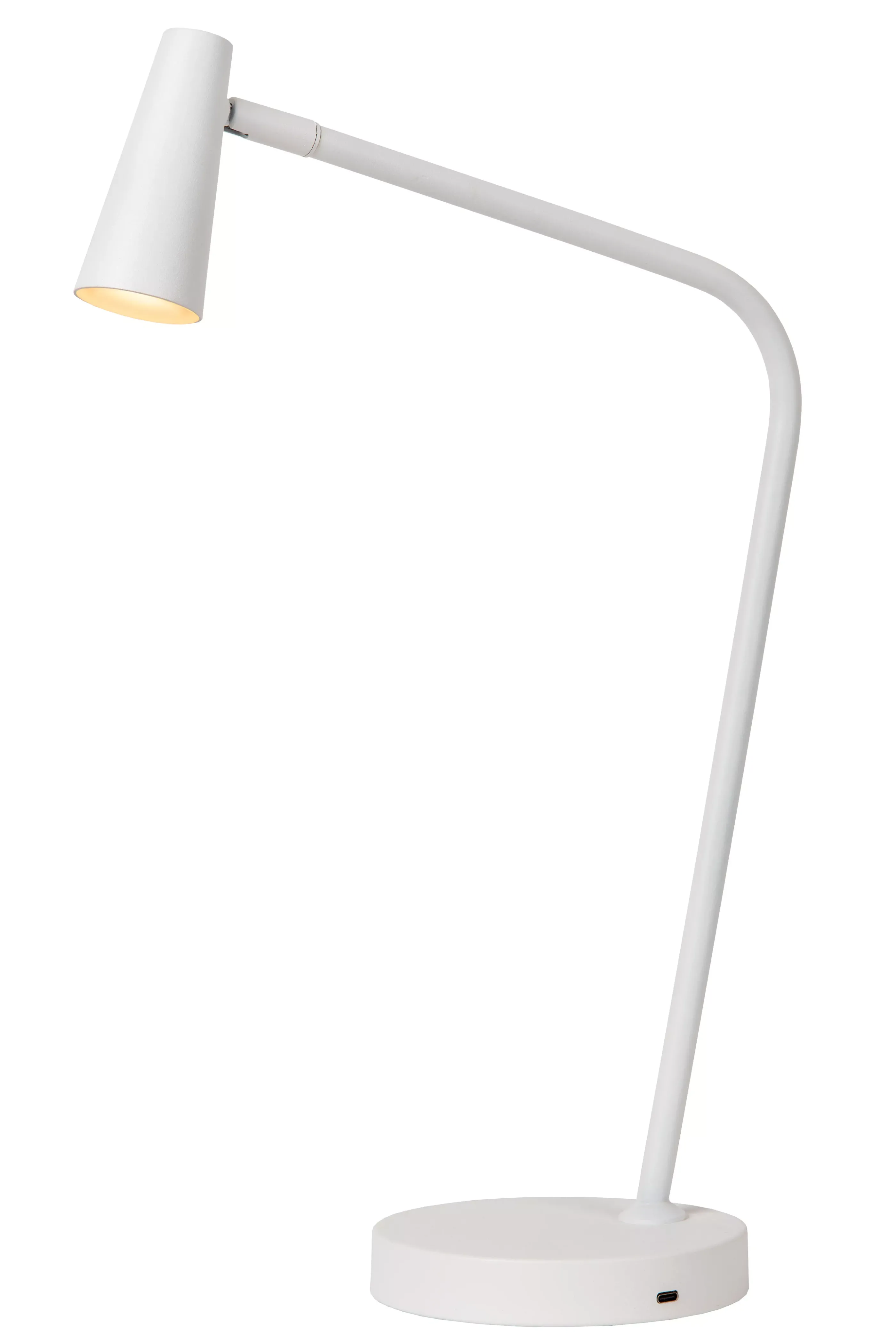 Fashion STIRLING - Oplaadbare Tafellamp - Accu/Batterij - LED 3 StepDim - 1x3W 2700K - Wit Tafellampen